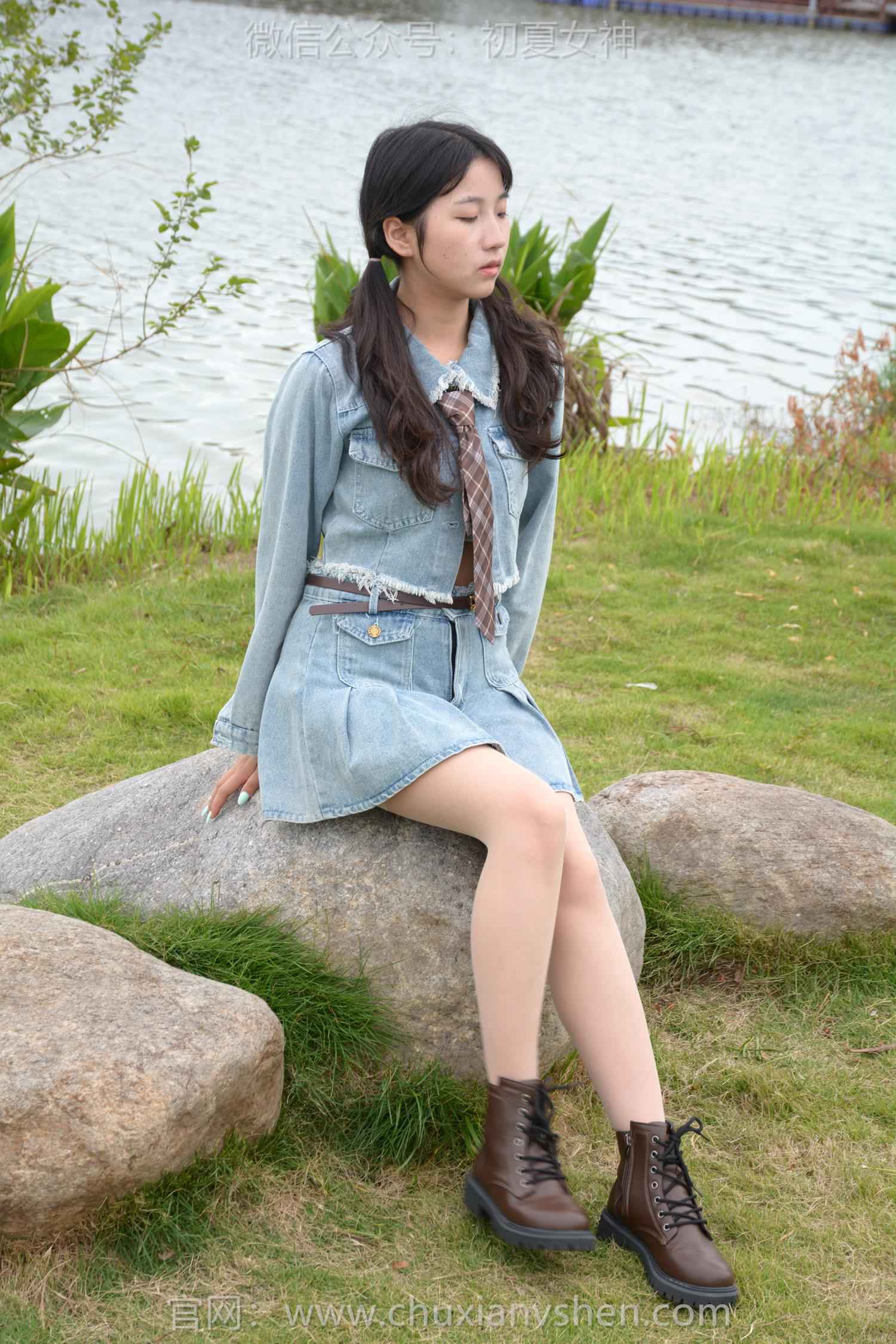 图片[67]-初夏女神 NO.215 点点 七月牛仔[100P] – 速更版-美库