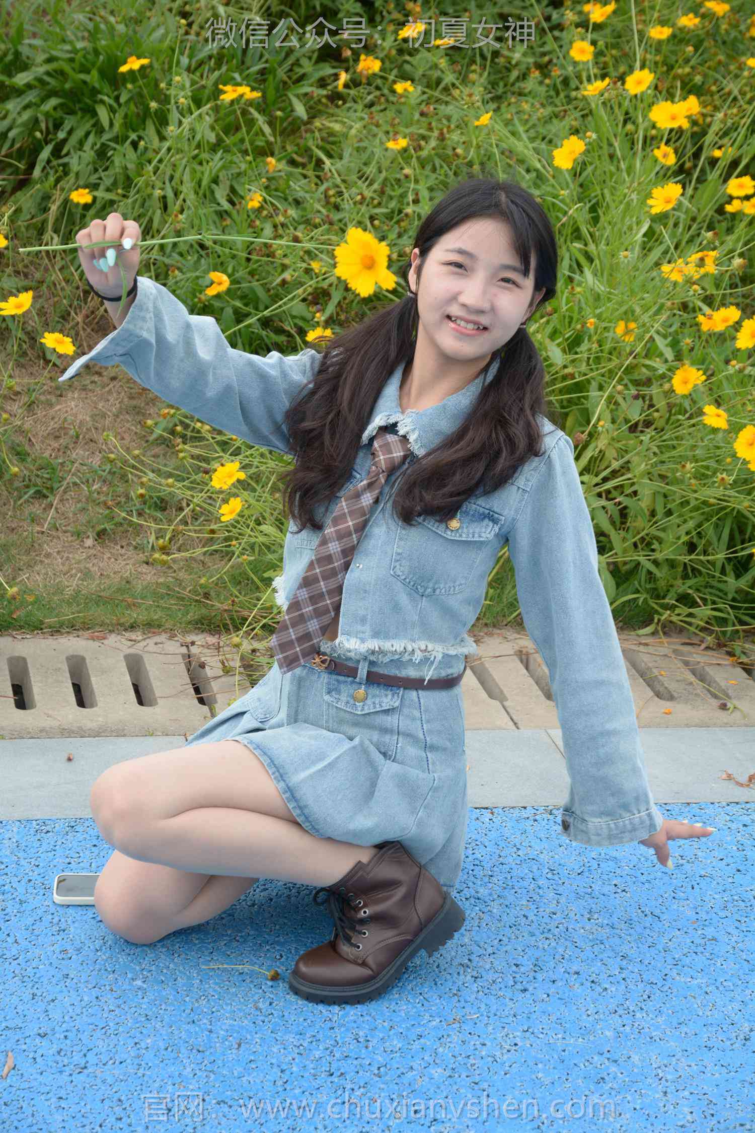 图片[77]-初夏女神 NO.215 点点 七月牛仔[100P] – 速更版-美库