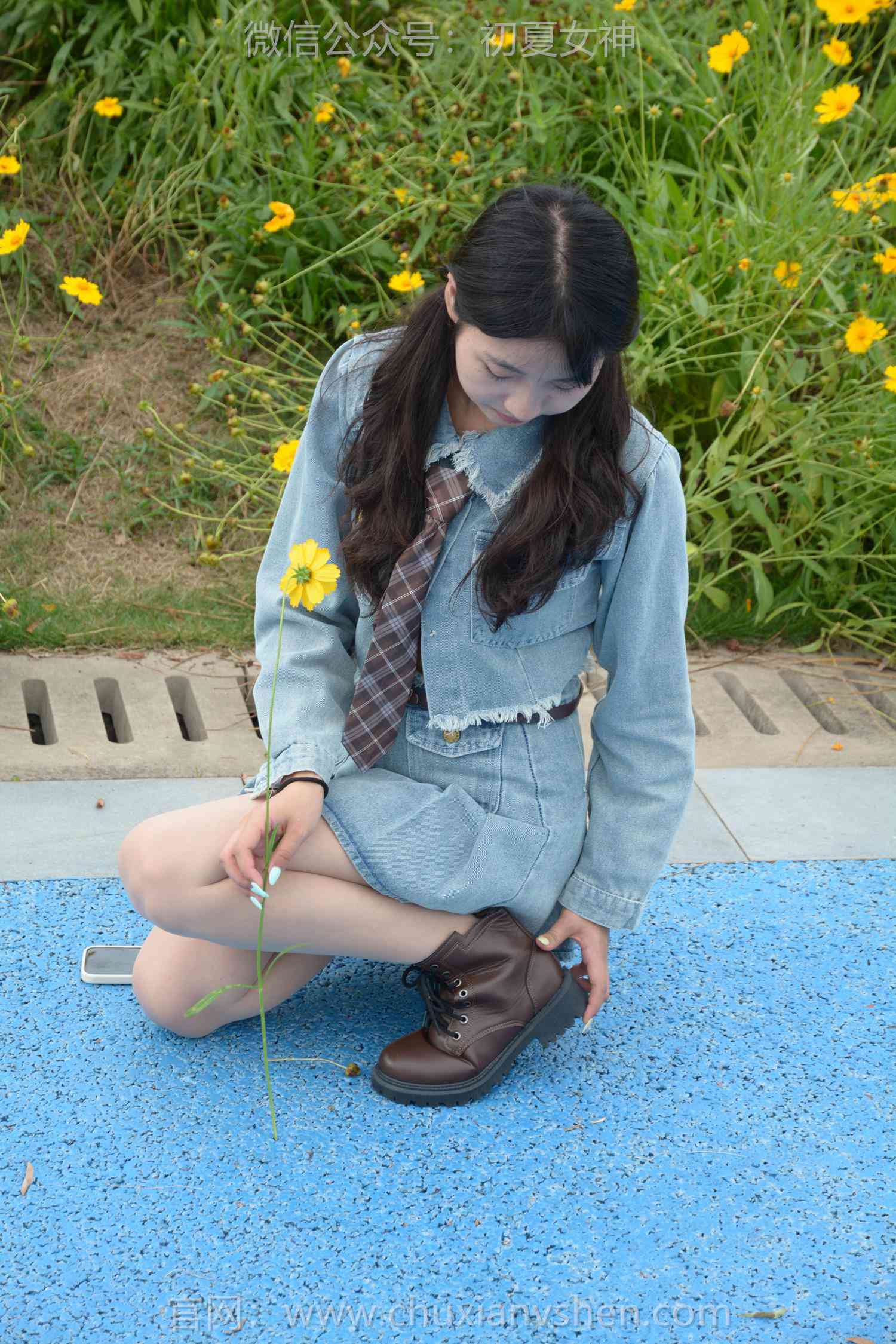图片[79]-初夏女神 NO.215 点点 七月牛仔[100P] – 速更版-美库