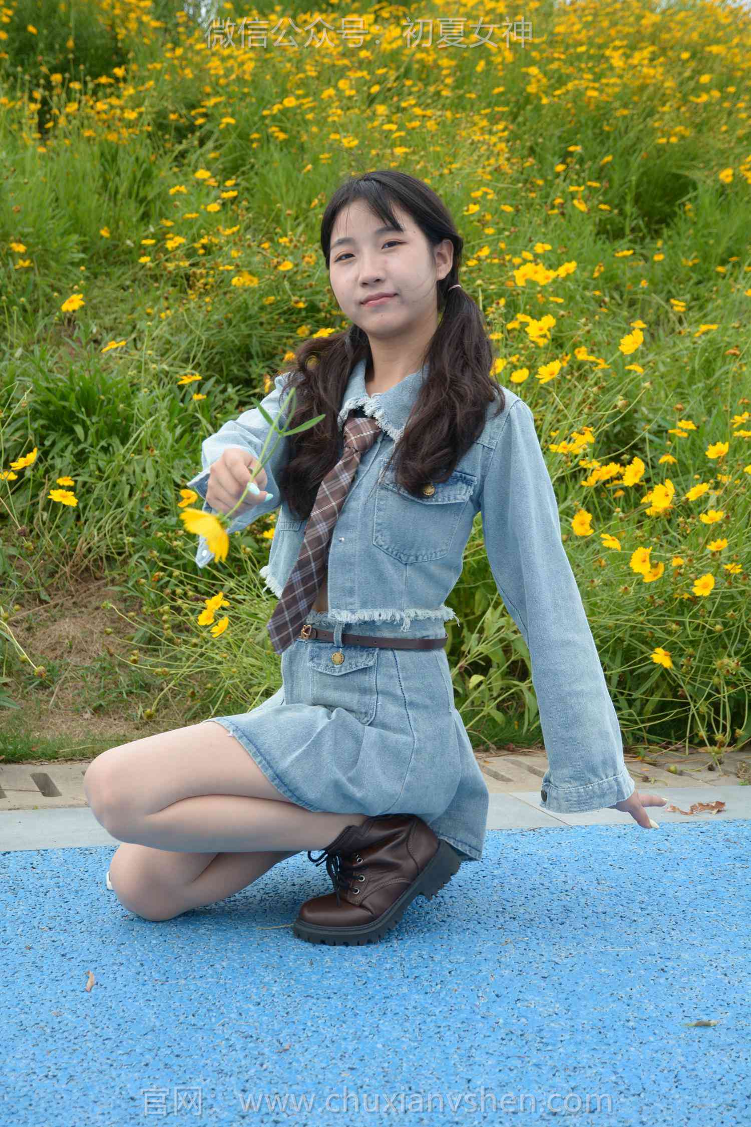 图片[81]-初夏女神 NO.215 点点 七月牛仔[100P] – 速更版-美库