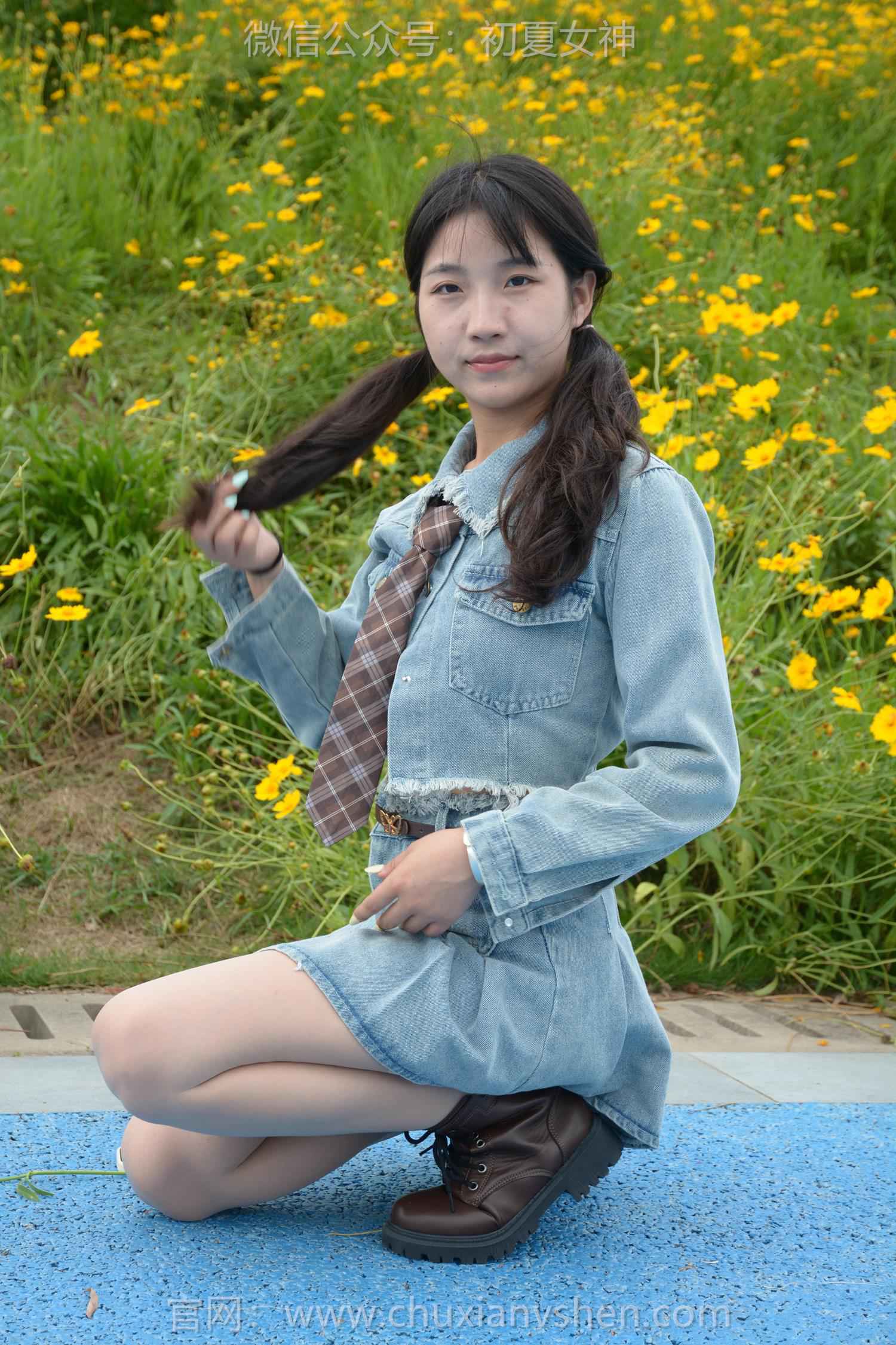 图片[83]-初夏女神 NO.215 点点 七月牛仔[100P] – 速更版-美库