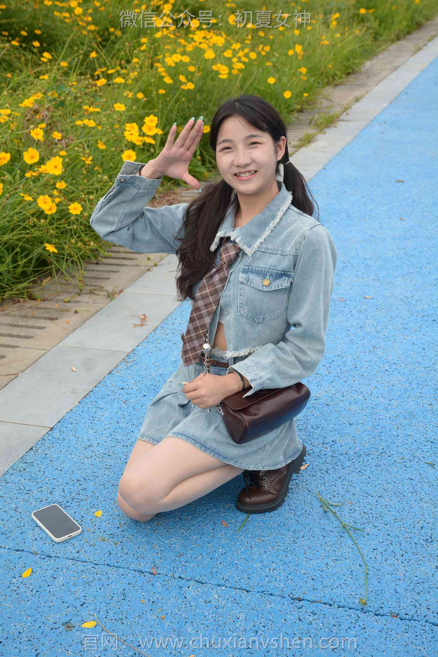 图片[92]-初夏女神 NO.215 点点 七月牛仔[100P] – 速更版-美库