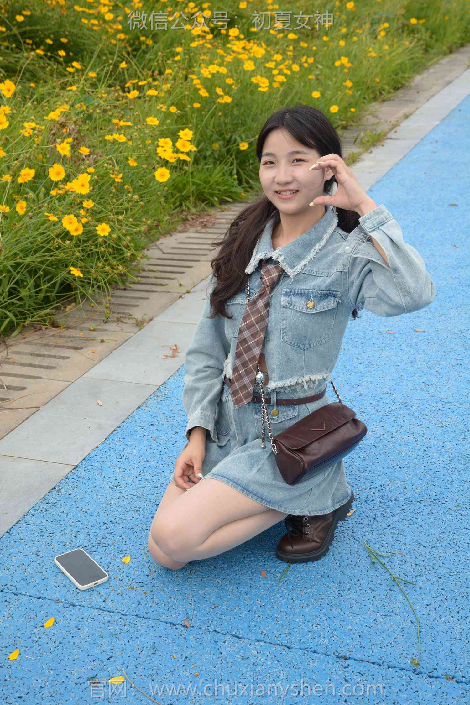 图片[93]-初夏女神 NO.215 点点 七月牛仔[100P] – 速更版-美库