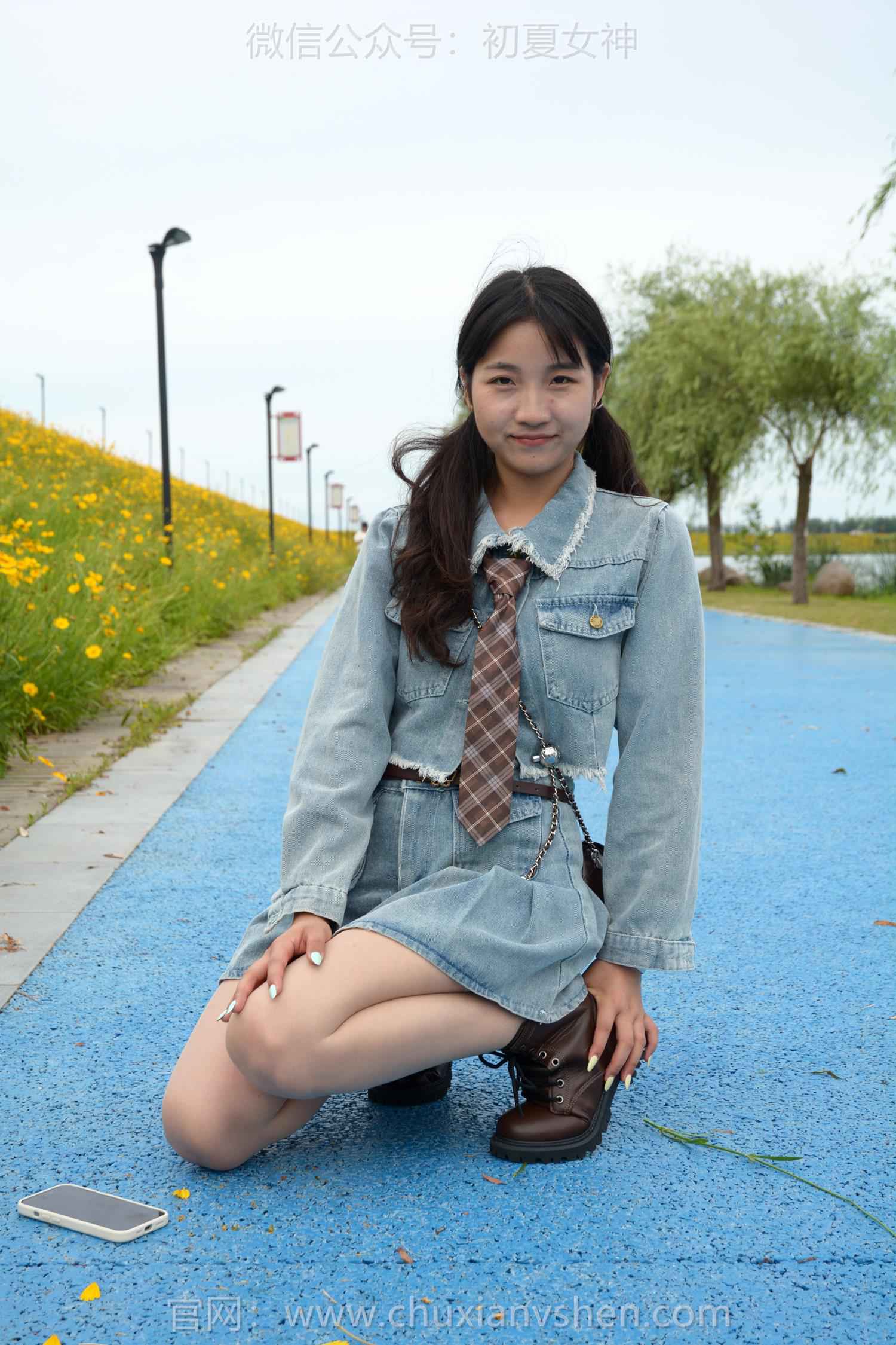 图片[94]-初夏女神 NO.215 点点 七月牛仔[100P] – 速更版-美库