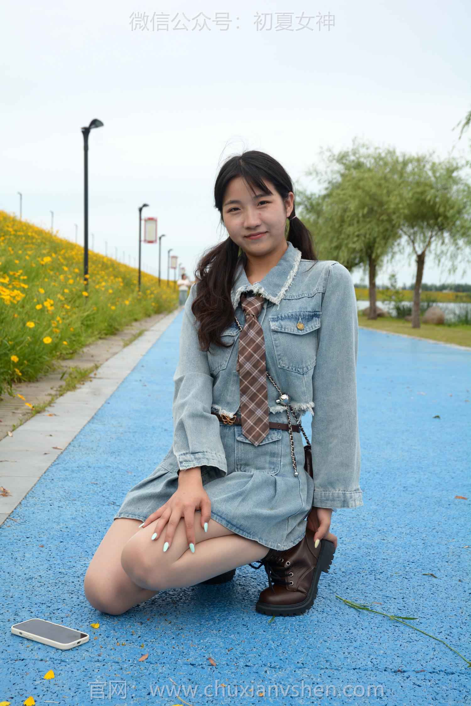 图片[95]-初夏女神 NO.215 点点 七月牛仔[100P] – 速更版-美库