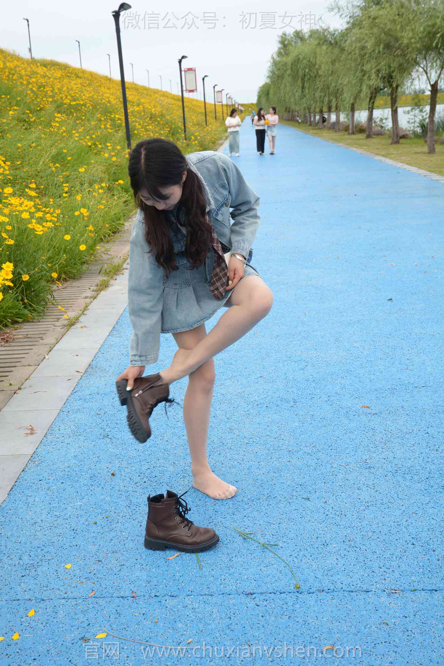 图片[99]-初夏女神 NO.215 点点 七月牛仔[100P] – 速更版-美库