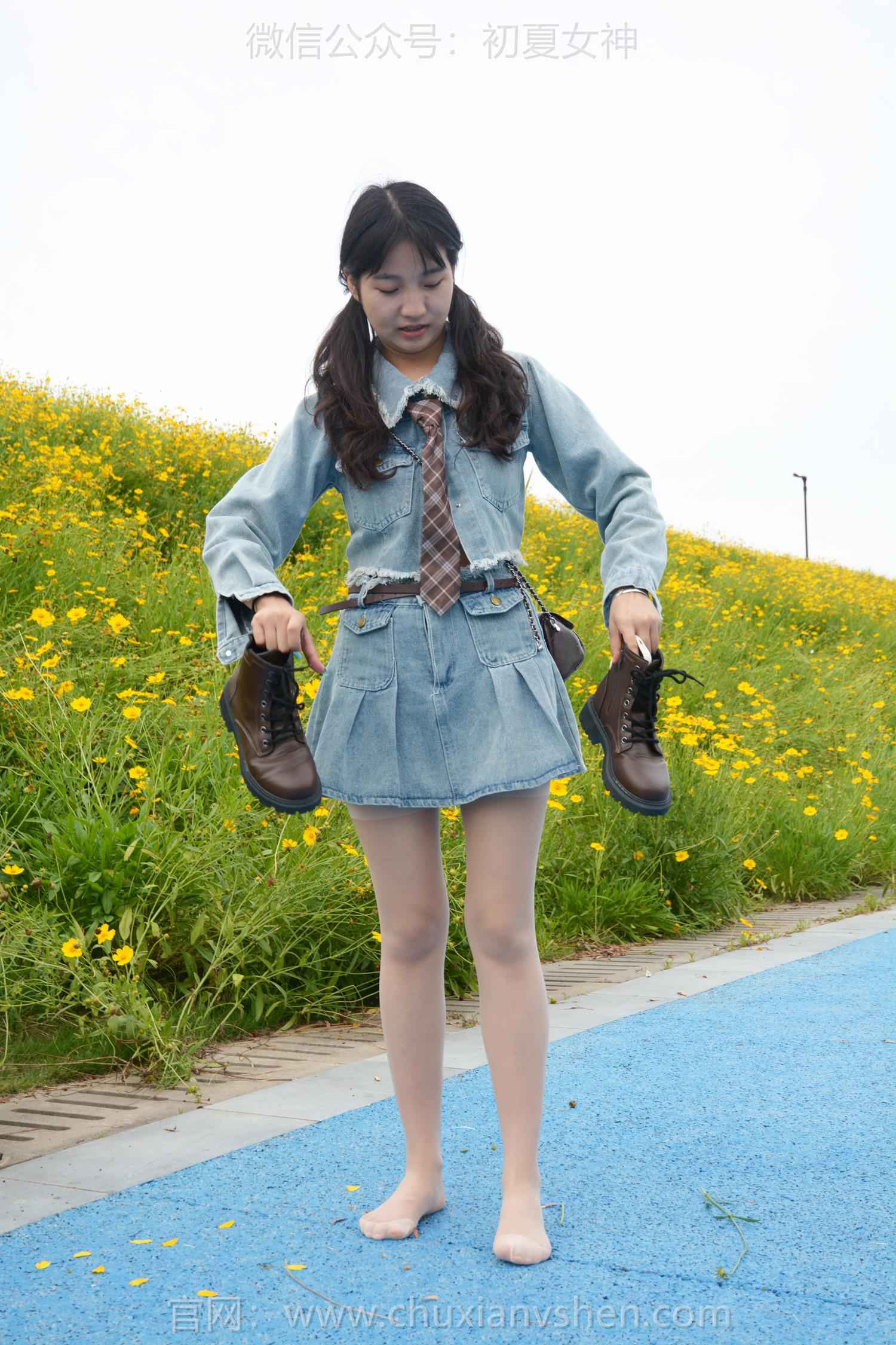 图片[101]-初夏女神 NO.215 点点 七月牛仔[100P] – 速更版-美库