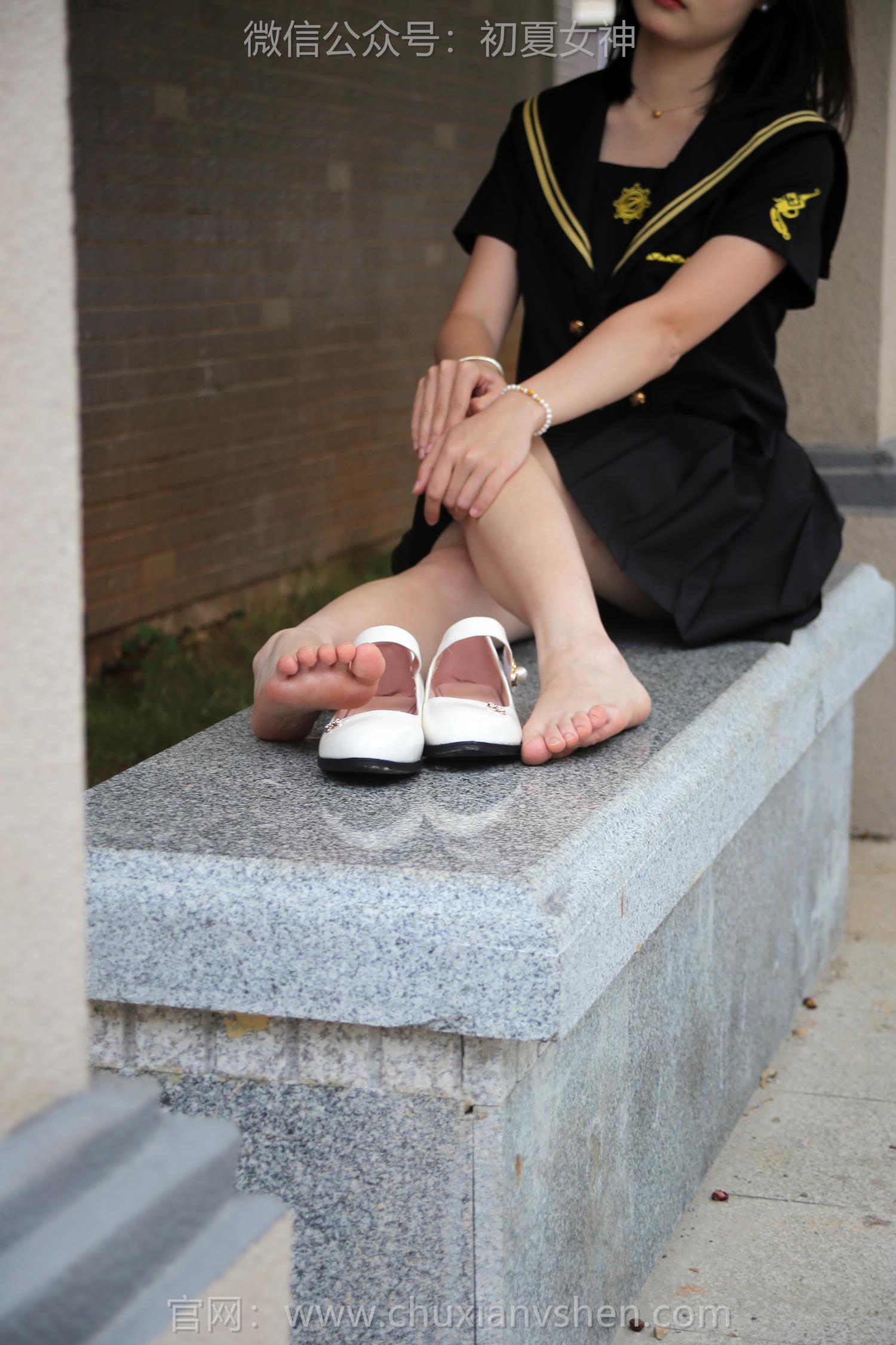 图片[10]-初夏女神 NO.216 双双 黑系水手服[100P] – 速更版-美库