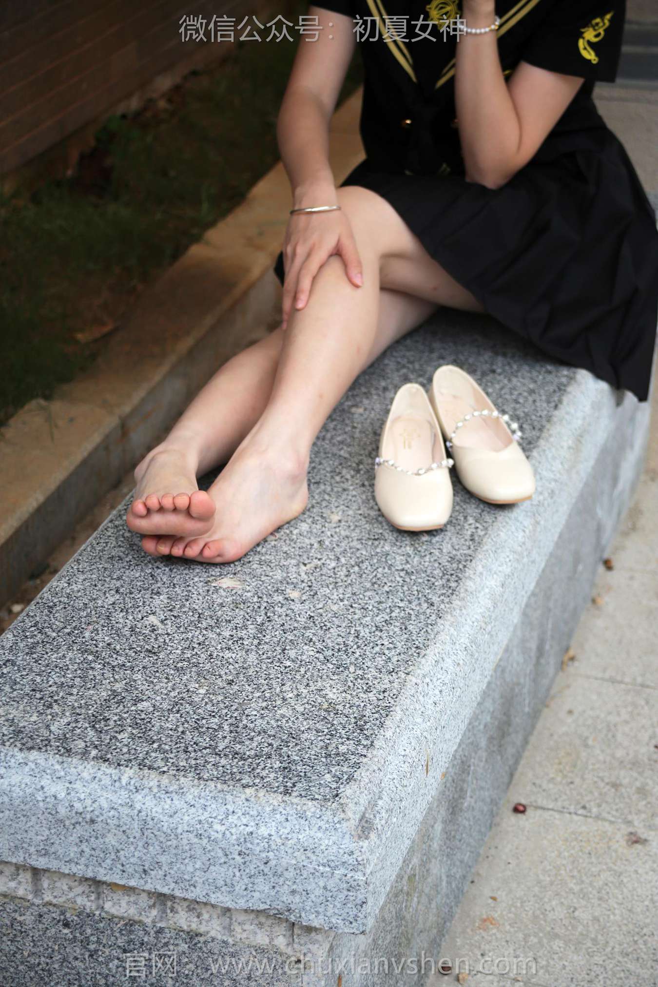 图片[14]-初夏女神 NO.216 双双 黑系水手服[100P] – 速更版-美库