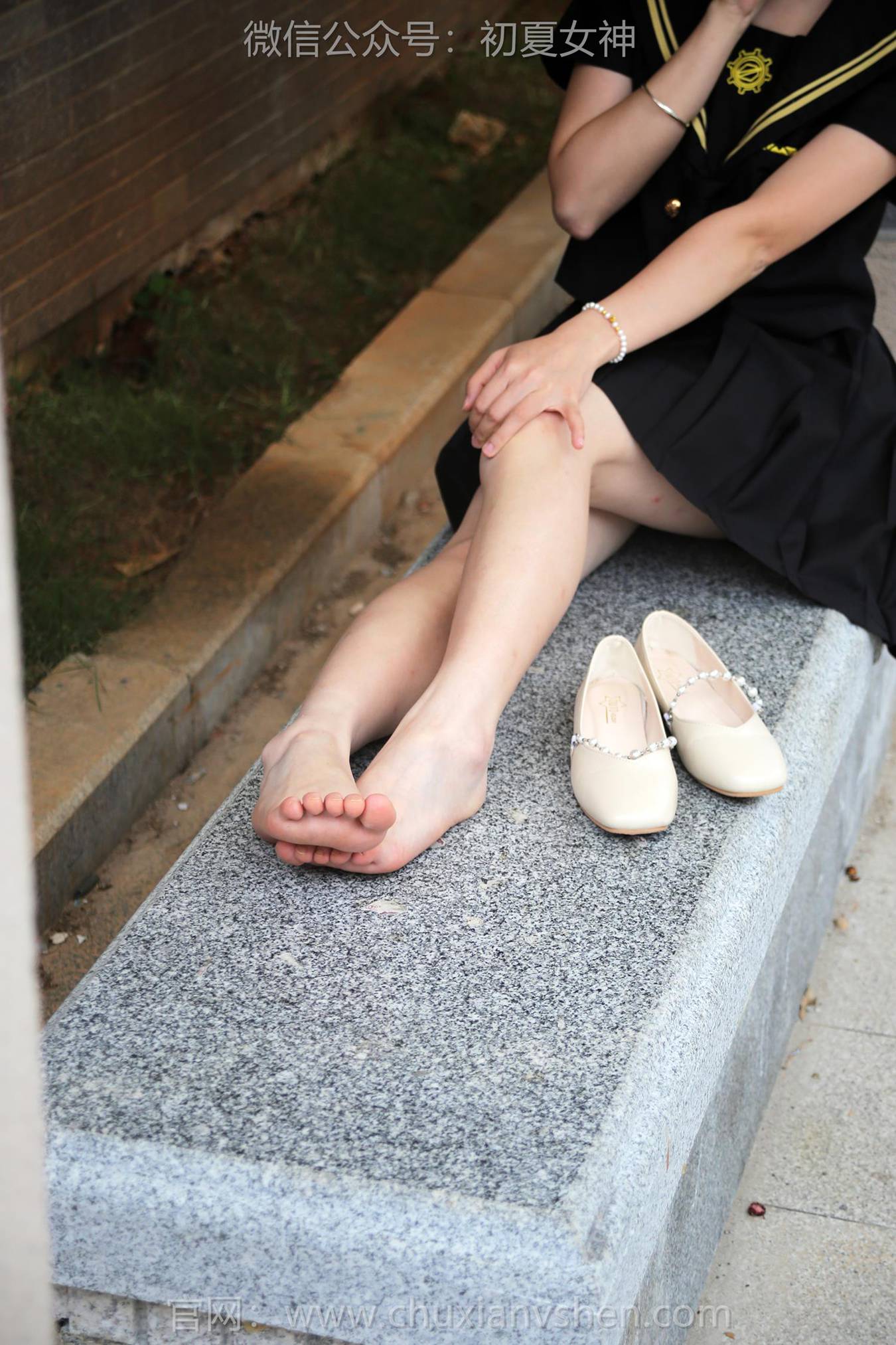 图片[15]-初夏女神 NO.216 双双 黑系水手服[100P] – 速更版-美库