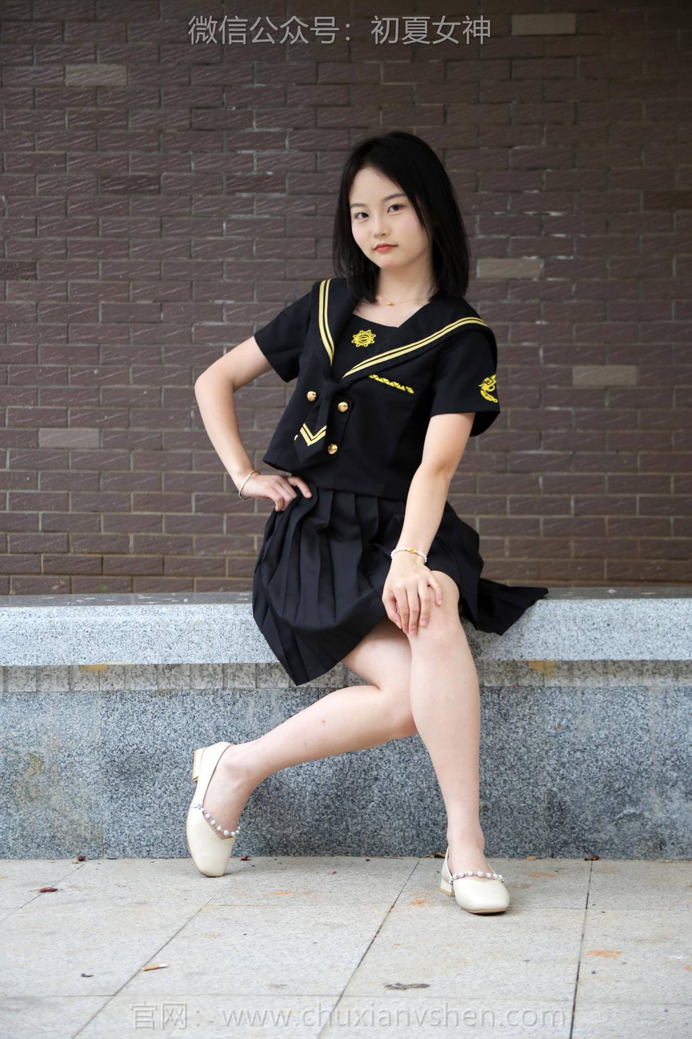 图片[93]-初夏女神 NO.216 双双 黑系水手服[100P] – 速更版-美库