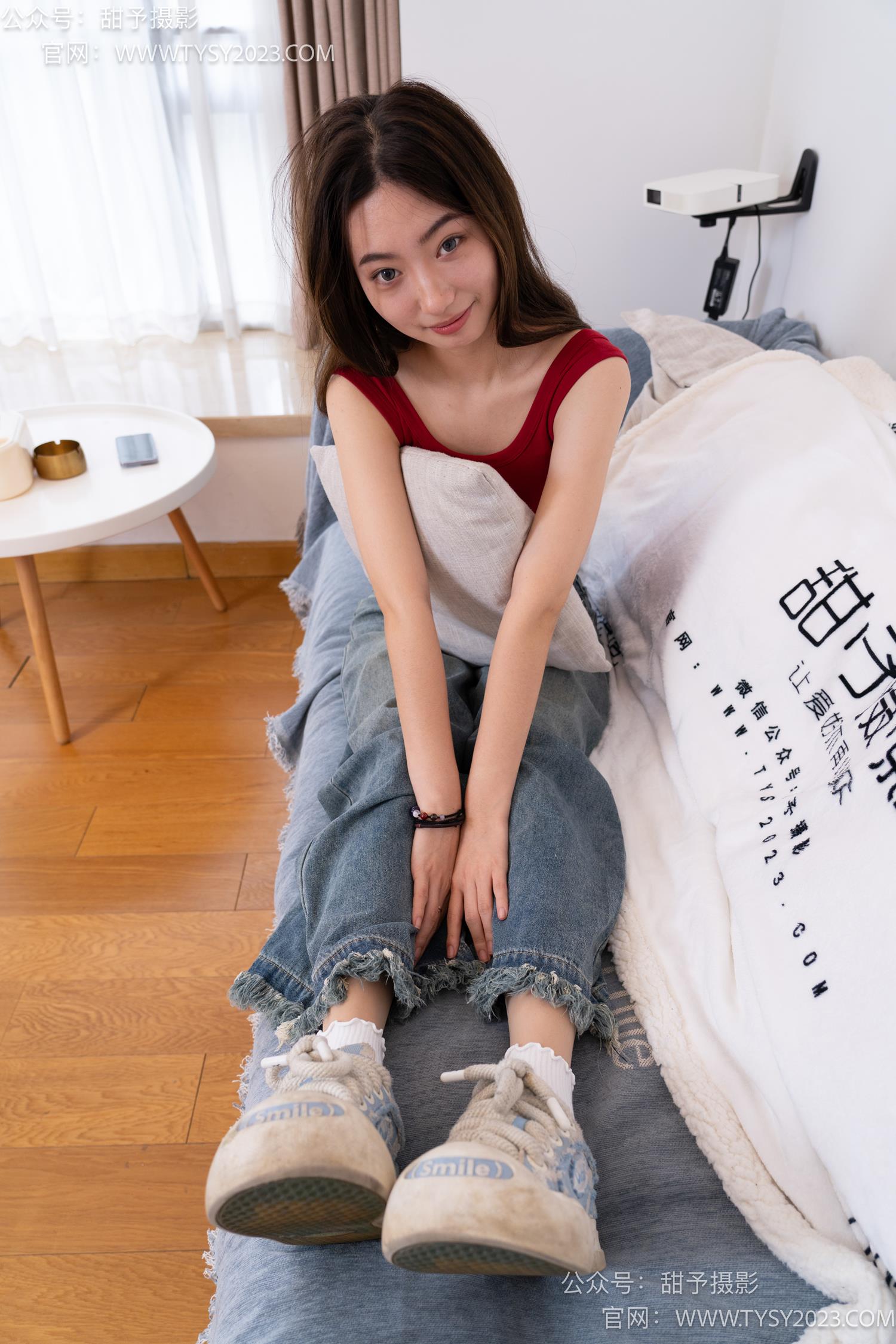 图片[15]-甜予摄影 NO.064 雪梨-帆布鞋、白棉袜、肉丝（脚尖加固款）[130P] – 速更版-美库