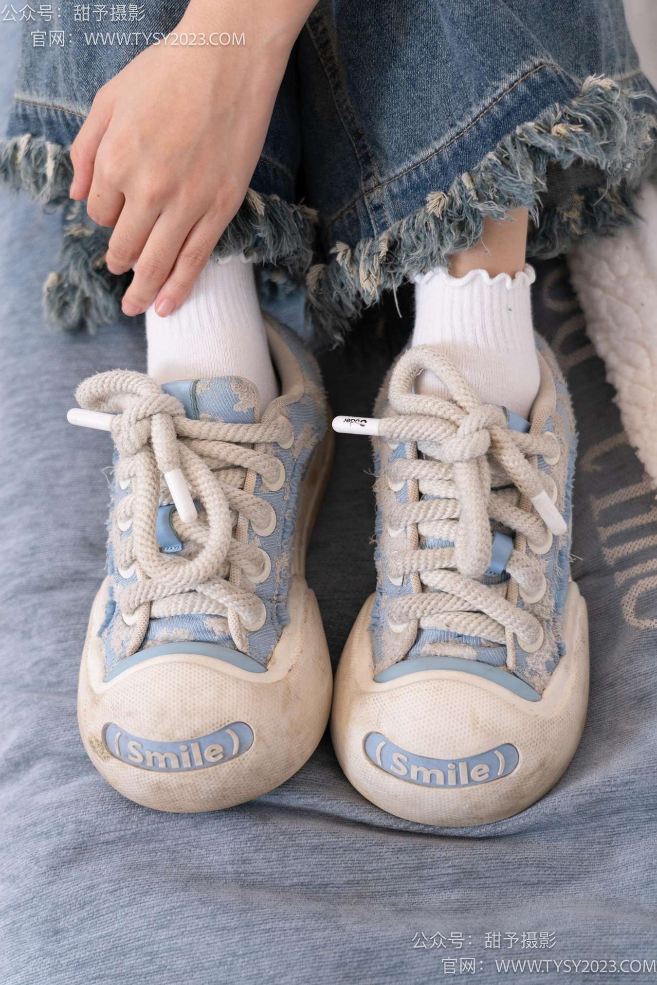 图片[18]-甜予摄影 NO.064 雪梨-帆布鞋、白棉袜、肉丝（脚尖加固款）[130P] – 速更版-美库