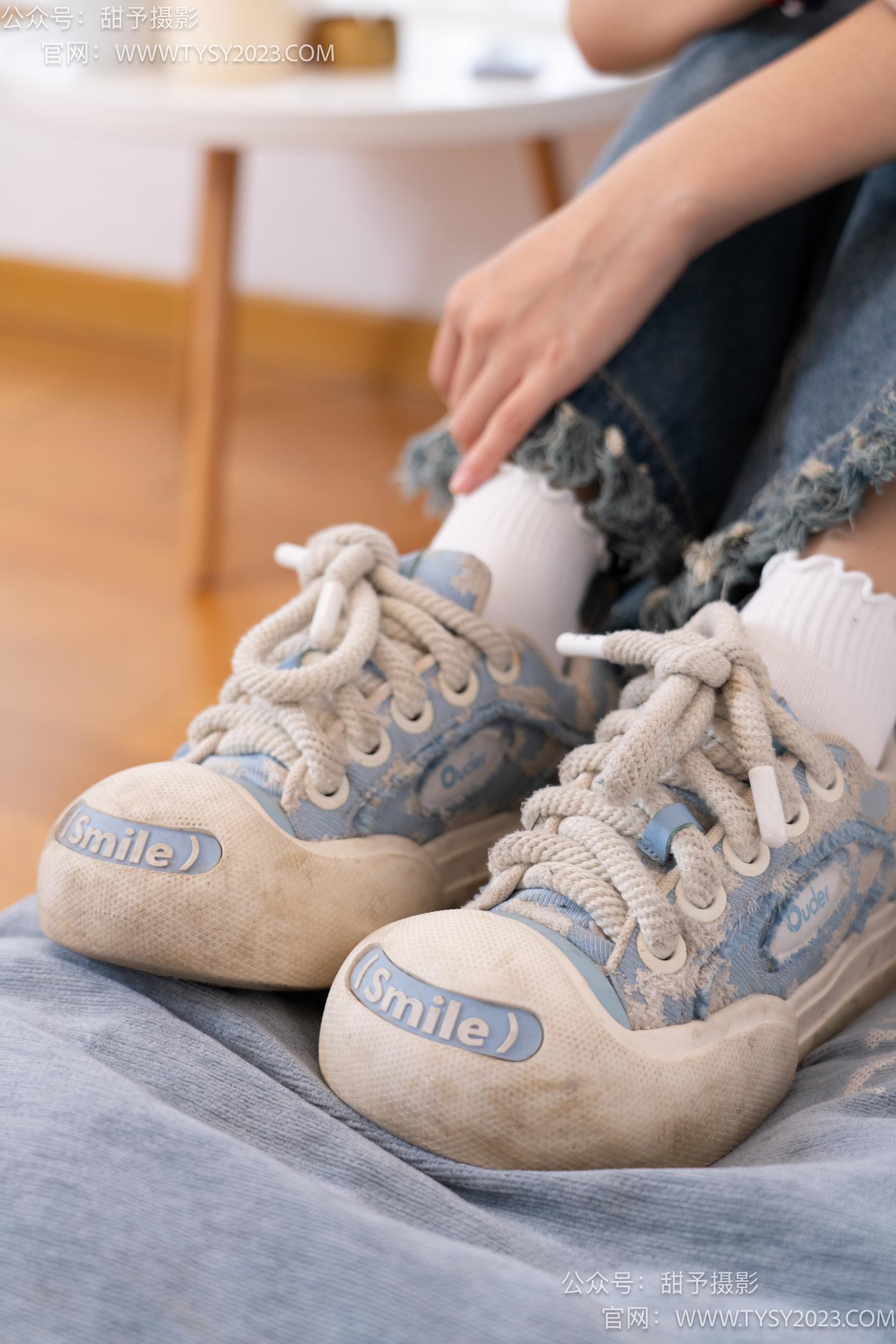 图片[19]-甜予摄影 NO.064 雪梨-帆布鞋、白棉袜、肉丝（脚尖加固款）[130P] – 速更版-美库
