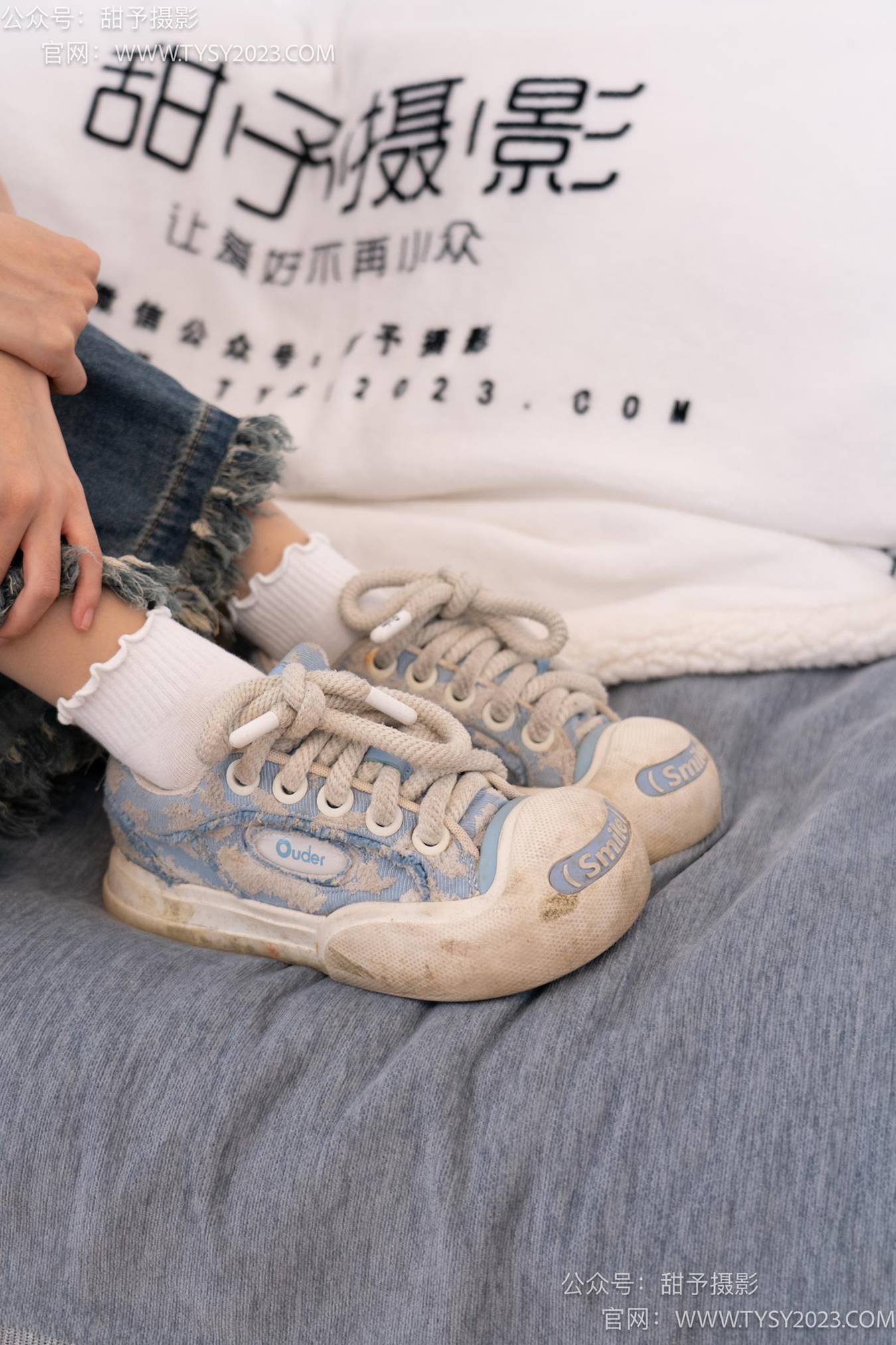 图片[20]-甜予摄影 NO.064 雪梨-帆布鞋、白棉袜、肉丝（脚尖加固款）[130P] – 速更版-美库
