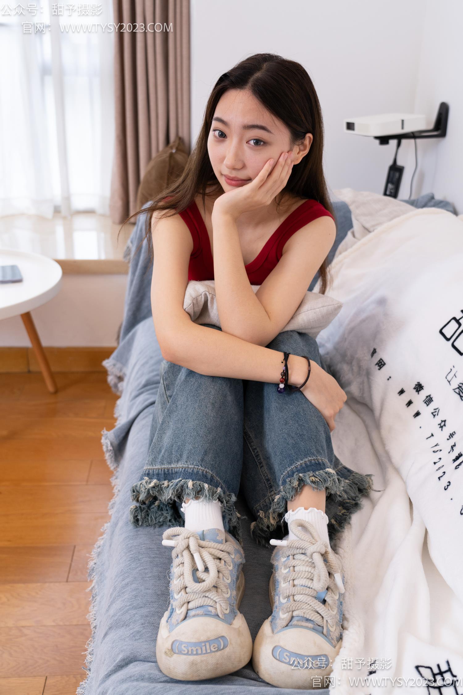 图片[25]-甜予摄影 NO.064 雪梨-帆布鞋、白棉袜、肉丝（脚尖加固款）[130P] – 速更版-美库