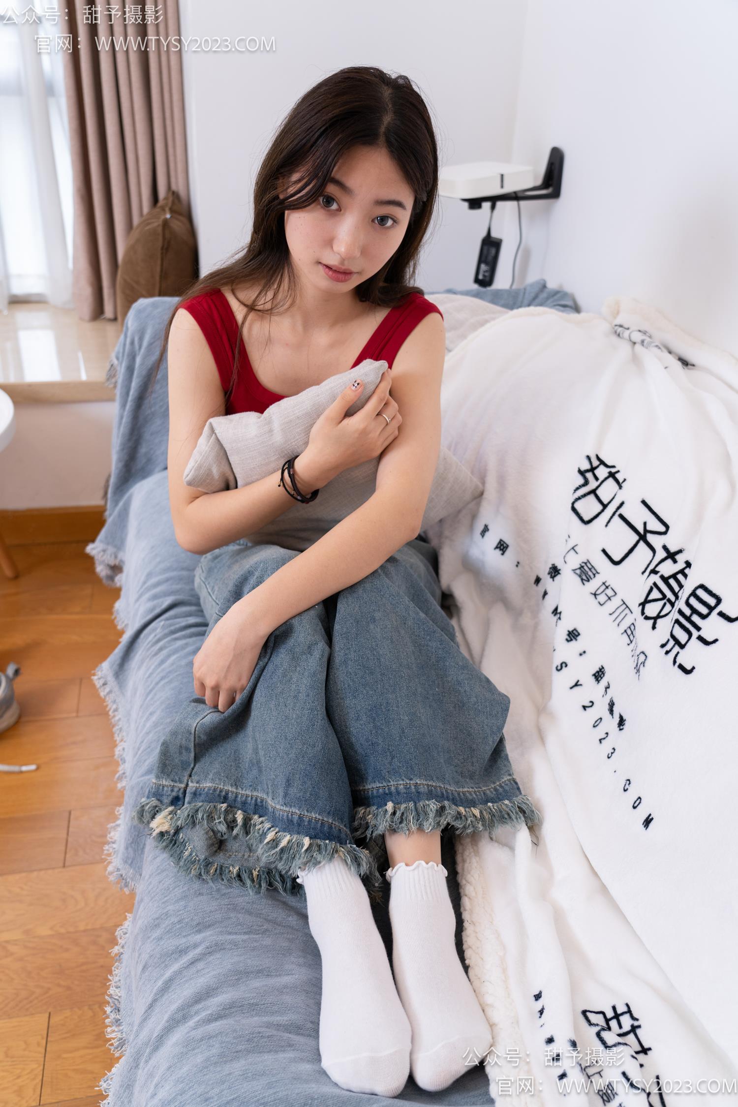 图片[53]-甜予摄影 NO.064 雪梨-帆布鞋、白棉袜、肉丝（脚尖加固款）[130P] – 速更版-美库