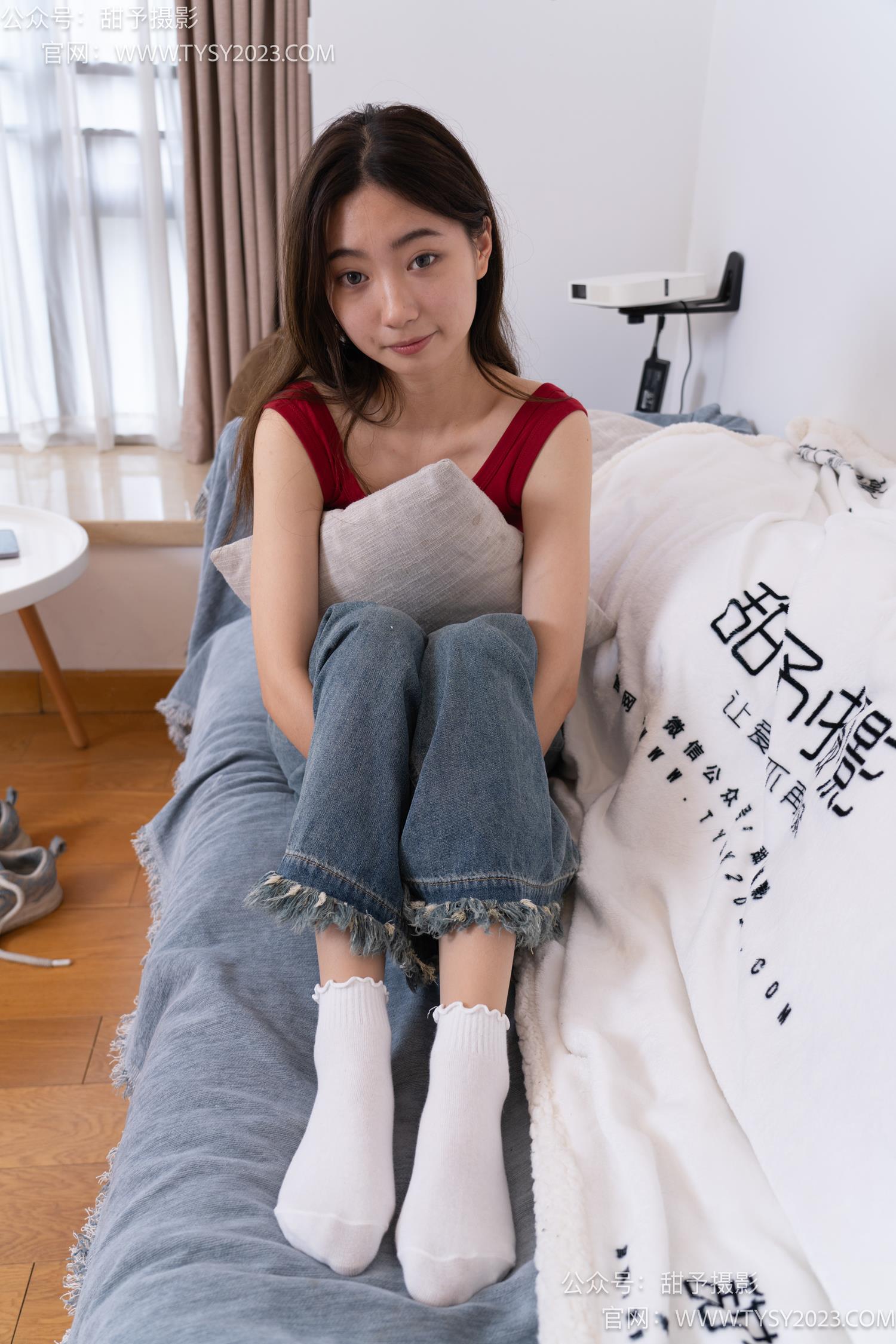 图片[61]-甜予摄影 NO.064 雪梨-帆布鞋、白棉袜、肉丝（脚尖加固款）[130P] – 速更版-美库