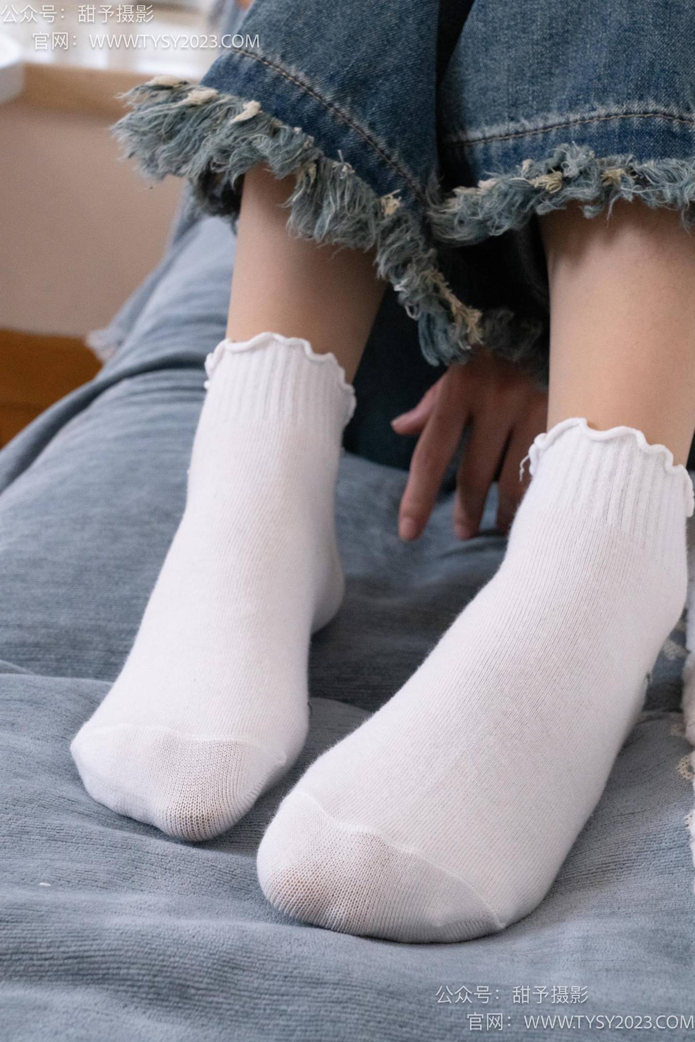 图片[65]-甜予摄影 NO.064 雪梨-帆布鞋、白棉袜、肉丝（脚尖加固款）[130P] – 速更版-美库