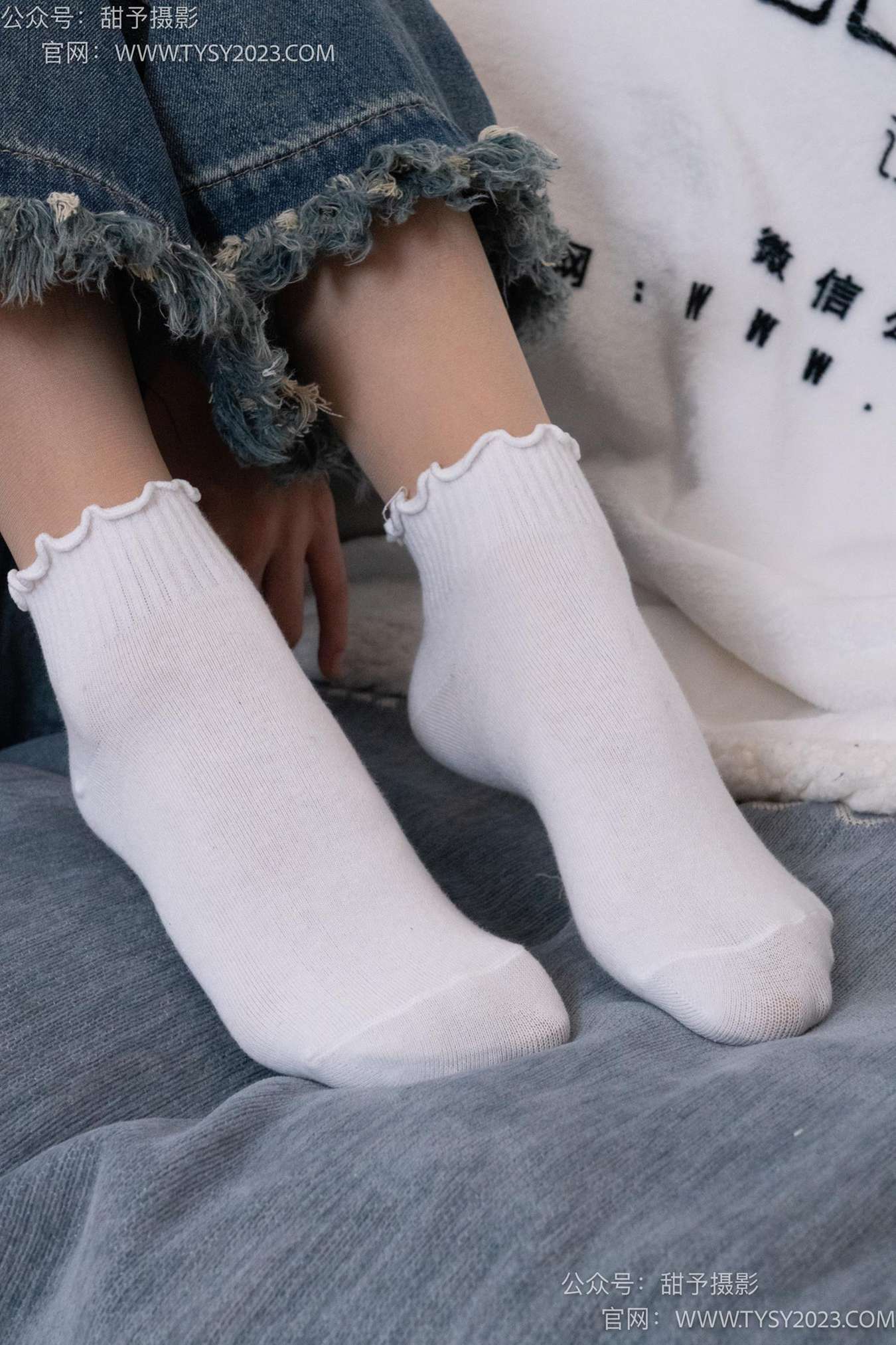 图片[66]-甜予摄影 NO.064 雪梨-帆布鞋、白棉袜、肉丝（脚尖加固款）[130P] – 速更版-美库