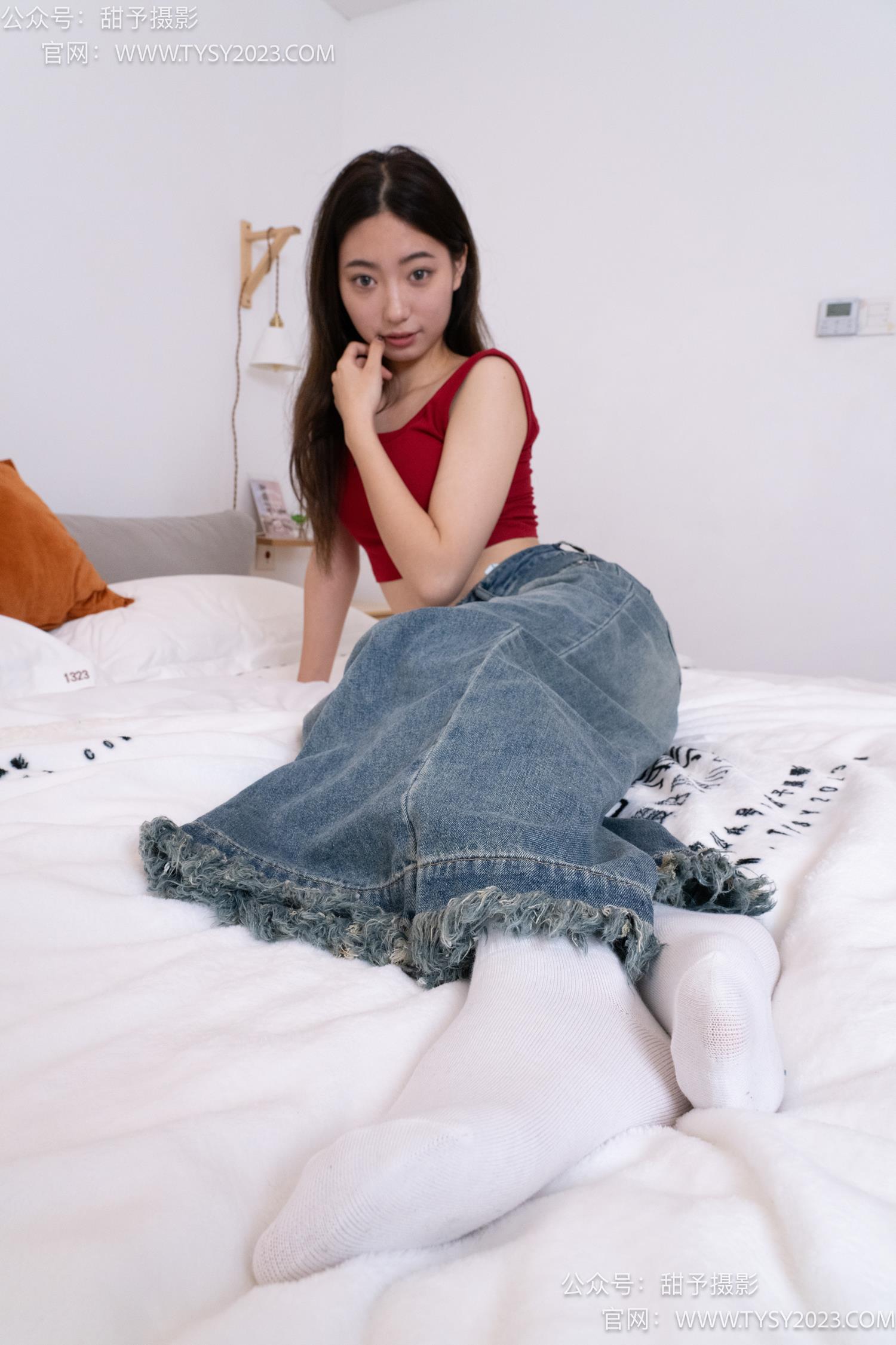 图片[75]-甜予摄影 NO.064 雪梨-帆布鞋、白棉袜、肉丝（脚尖加固款）[130P] – 速更版-美库