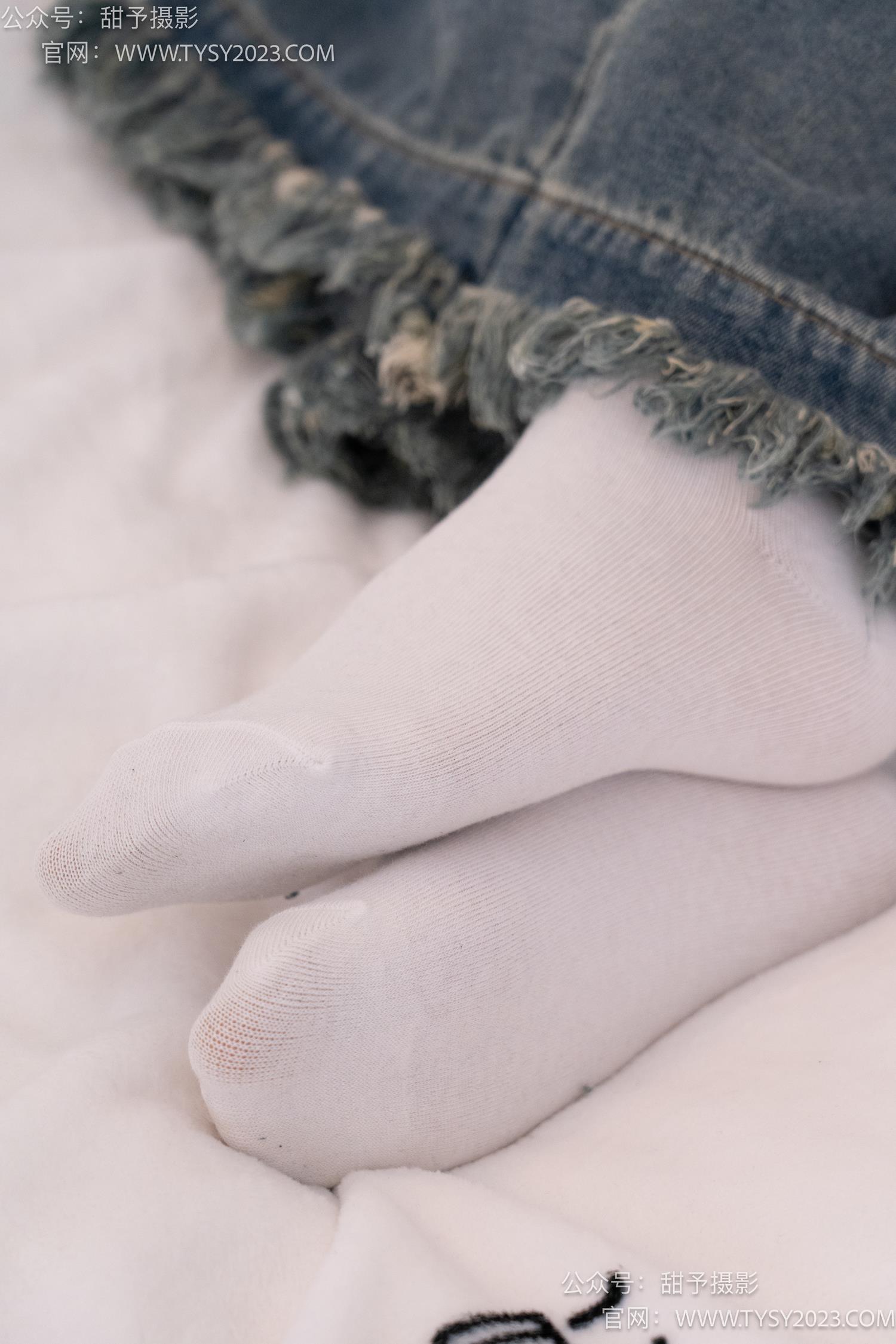 图片[80]-甜予摄影 NO.064 雪梨-帆布鞋、白棉袜、肉丝（脚尖加固款）[130P] – 速更版-美库
