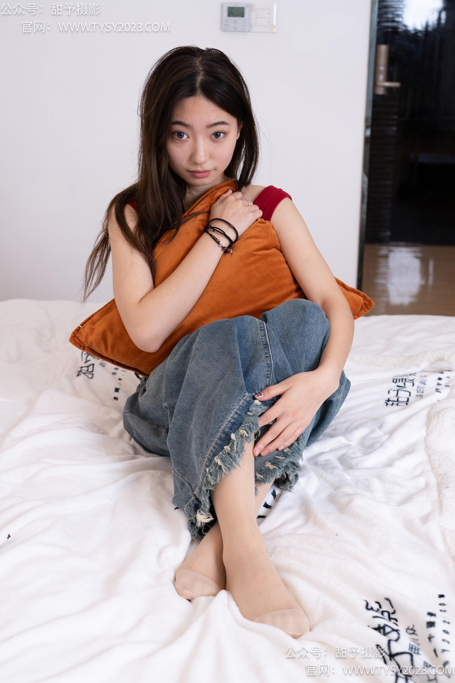 图片[98]-甜予摄影 NO.064 雪梨-帆布鞋、白棉袜、肉丝（脚尖加固款）[130P] – 速更版-美库