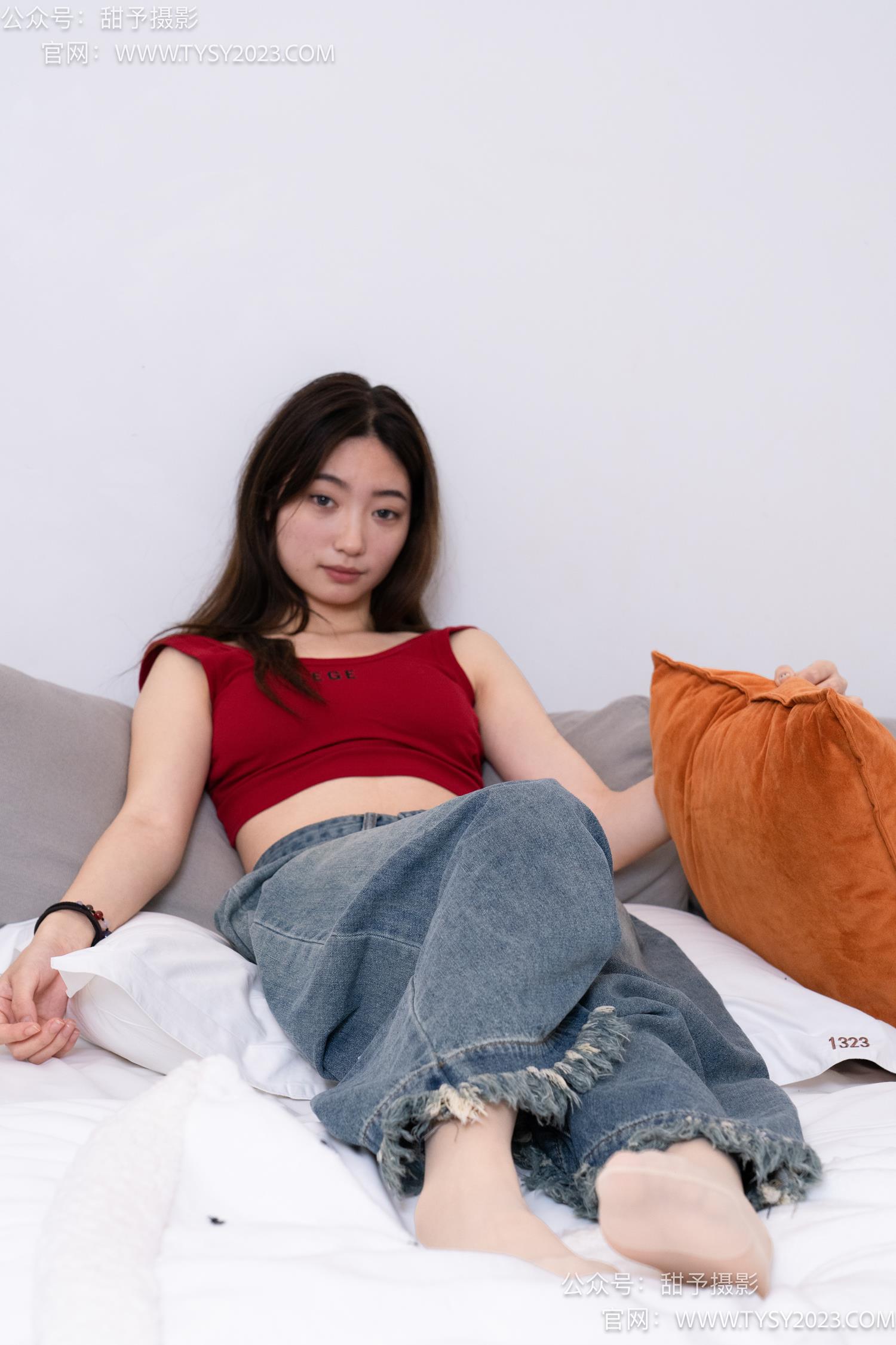 图片[107]-甜予摄影 NO.064 雪梨-帆布鞋、白棉袜、肉丝（脚尖加固款）[130P] – 速更版-美库