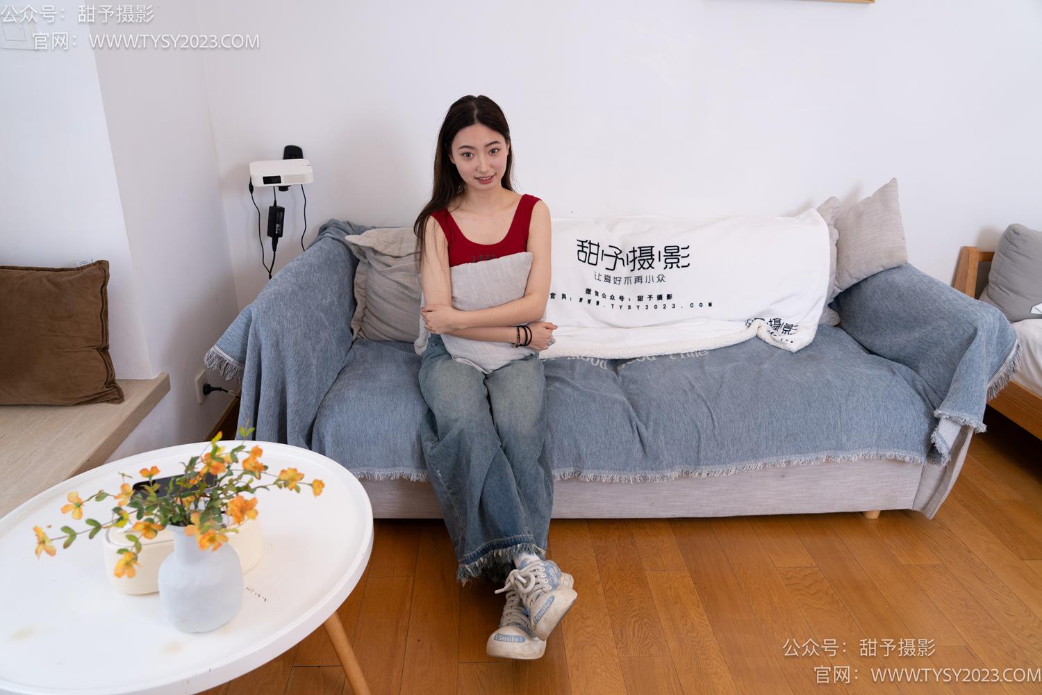 图片[124]-甜予摄影 NO.064 雪梨-帆布鞋、白棉袜、肉丝（脚尖加固款）[130P] – 速更版-美库