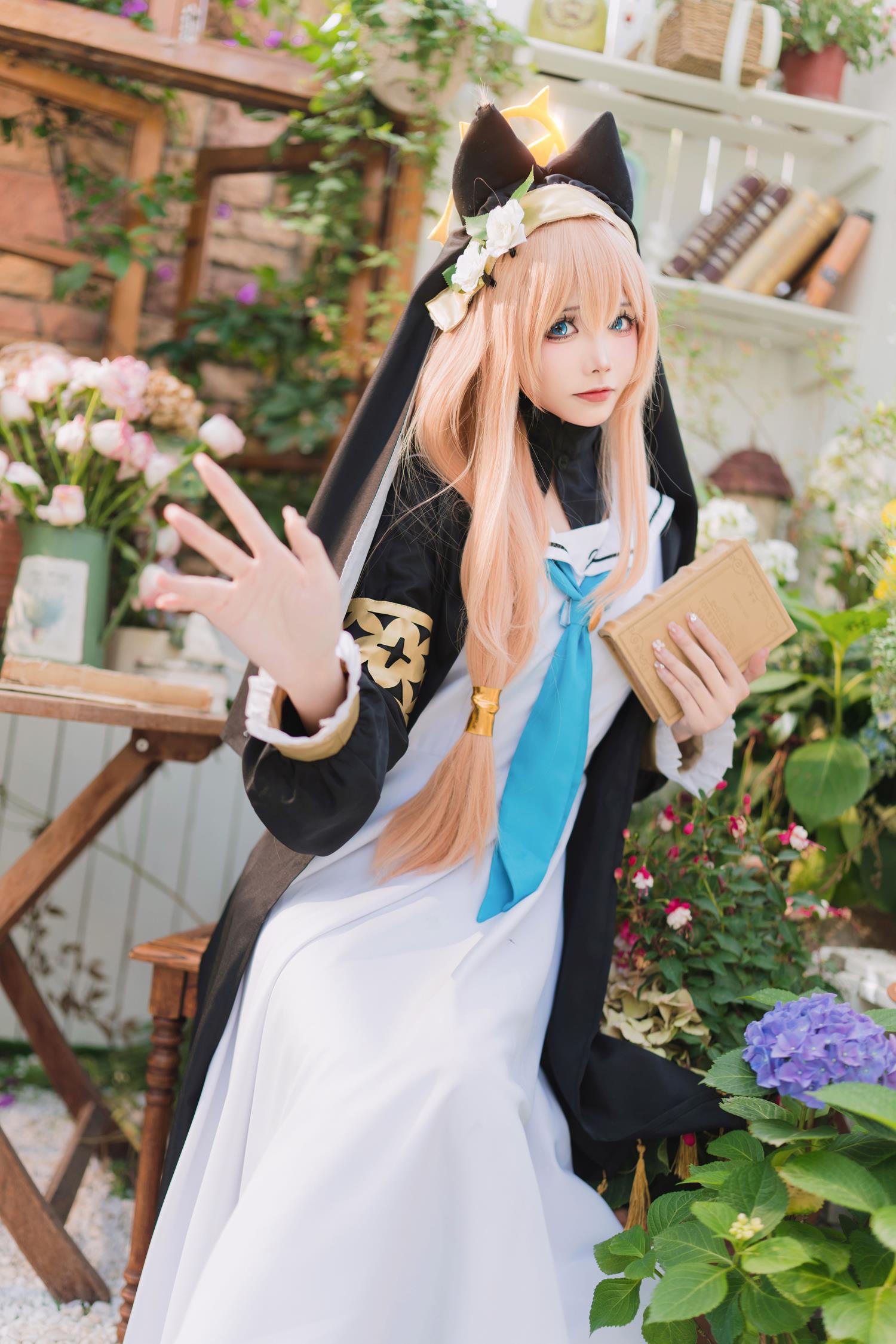 图片[33]-艾西aiwest  碧蓝档案 伊落玛丽 修女[33P] – 速更版-美库