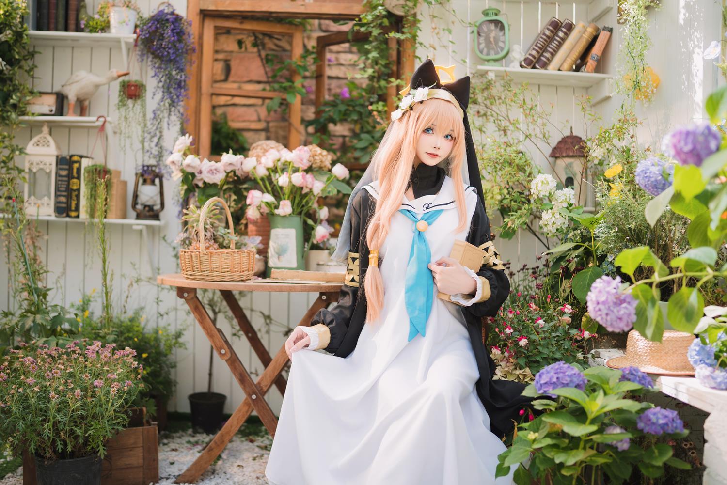 图片[34]-艾西aiwest  碧蓝档案 伊落玛丽 修女[33P] – 速更版-美库