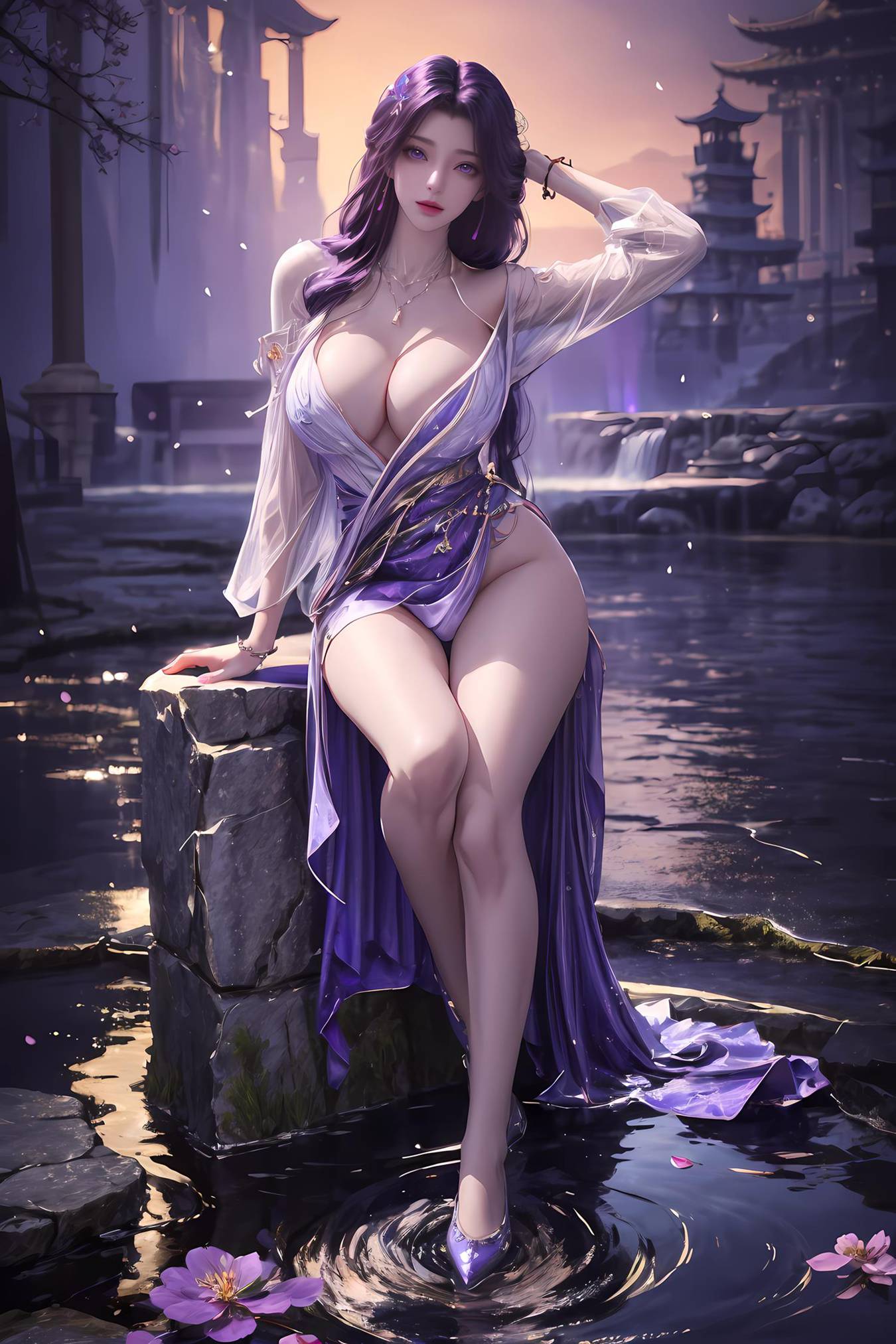 图片[15]-AI绘画 392 云溪[48P] – 速更版-美库