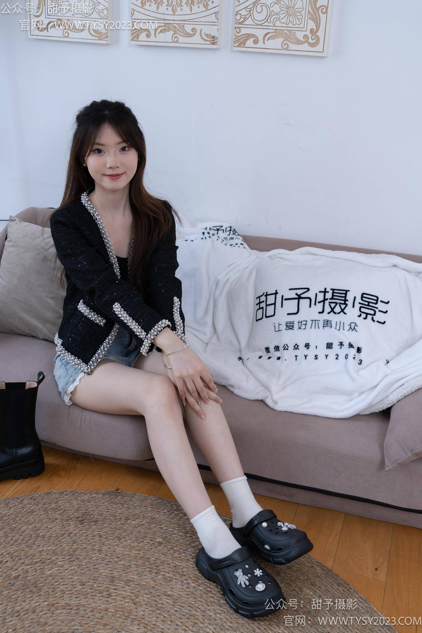 图片[168]-甜予摄影 NO.065 璇璇-靴子、洞洞鞋、白棉袜、裸足[175P] – 速更版-美库