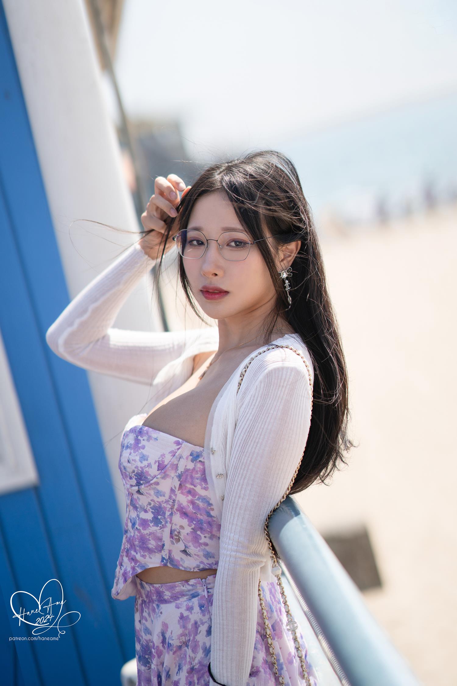 图片[15]-Hane Ame 雨波写真  – 眼鏡女友 夏末回忆[58P] – 速更版-美库