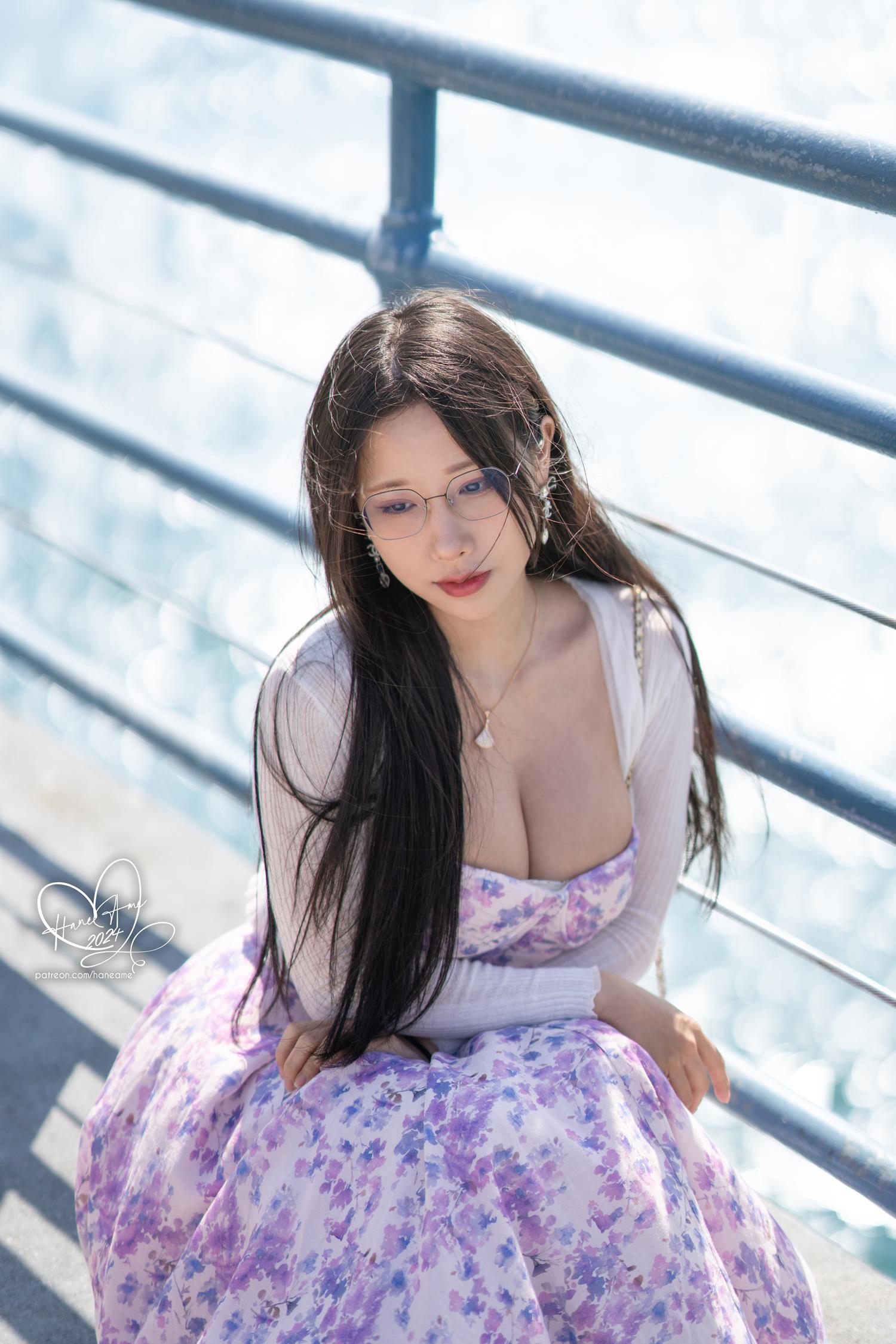 图片[17]-Hane Ame 雨波写真  – 眼鏡女友 夏末回忆[58P] – 速更版-美库