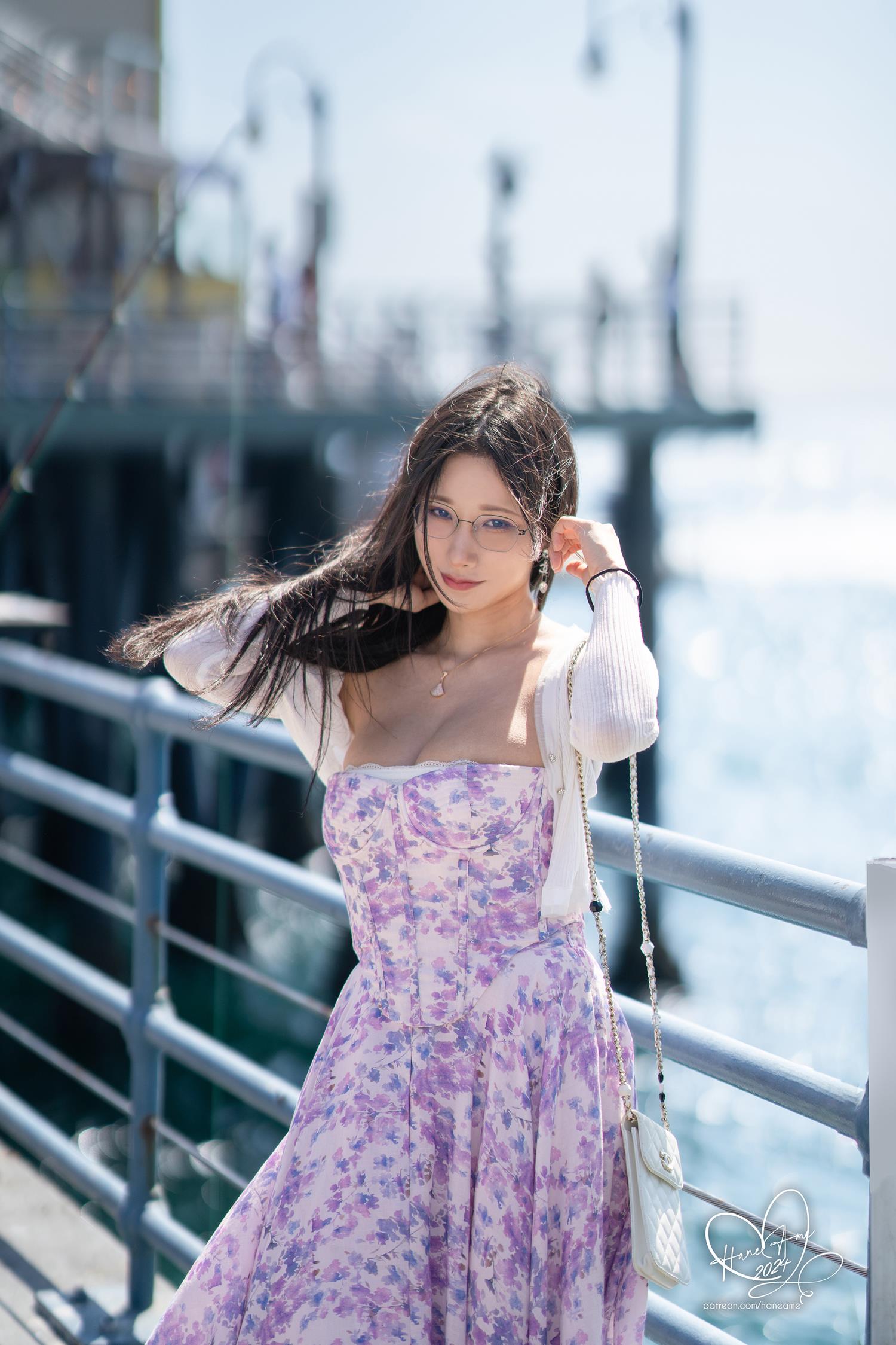 图片[24]-Hane Ame 雨波写真  – 眼鏡女友 夏末回忆[58P] – 速更版-美库