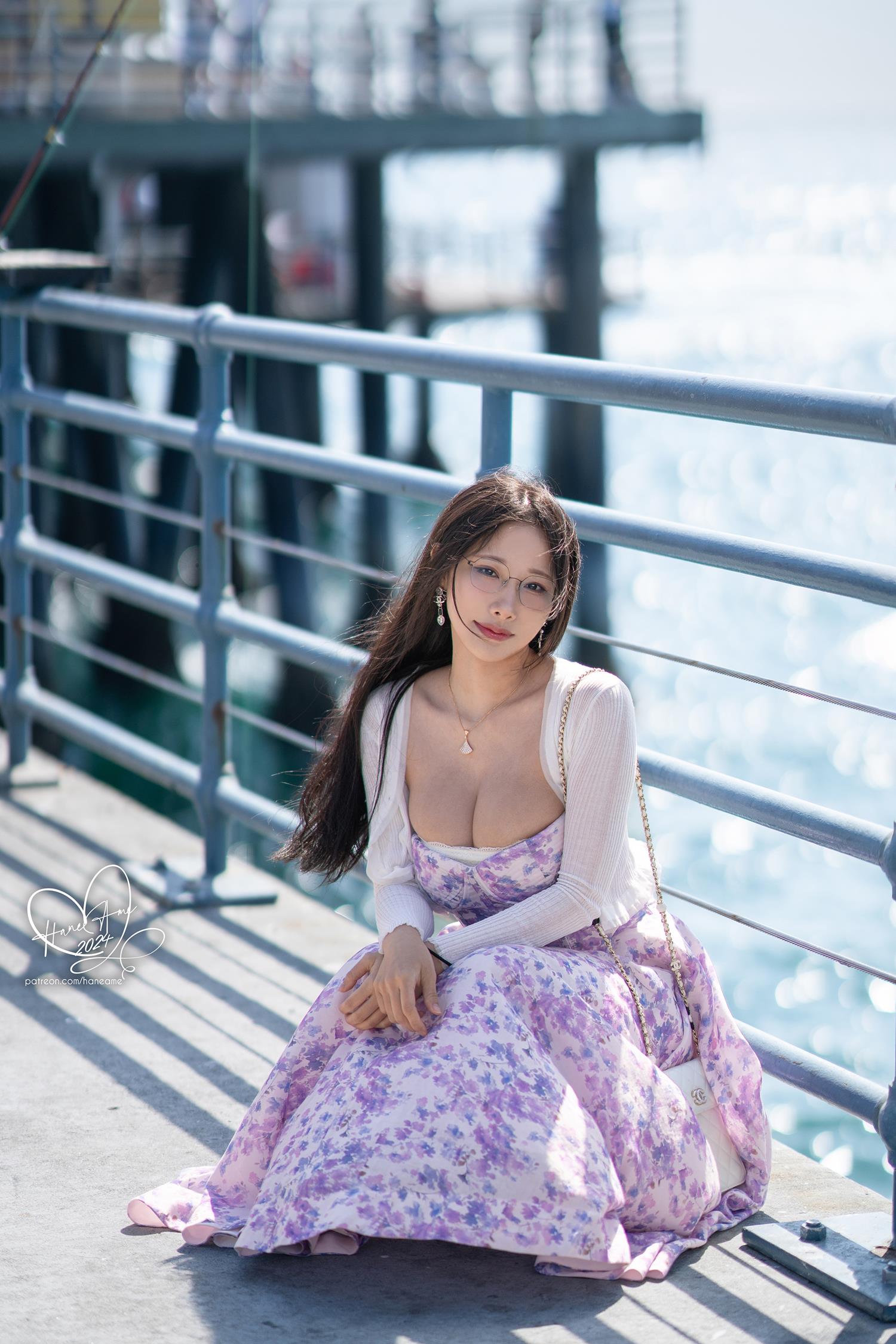 图片[25]-Hane Ame 雨波写真  – 眼鏡女友 夏末回忆[58P] – 速更版-美库