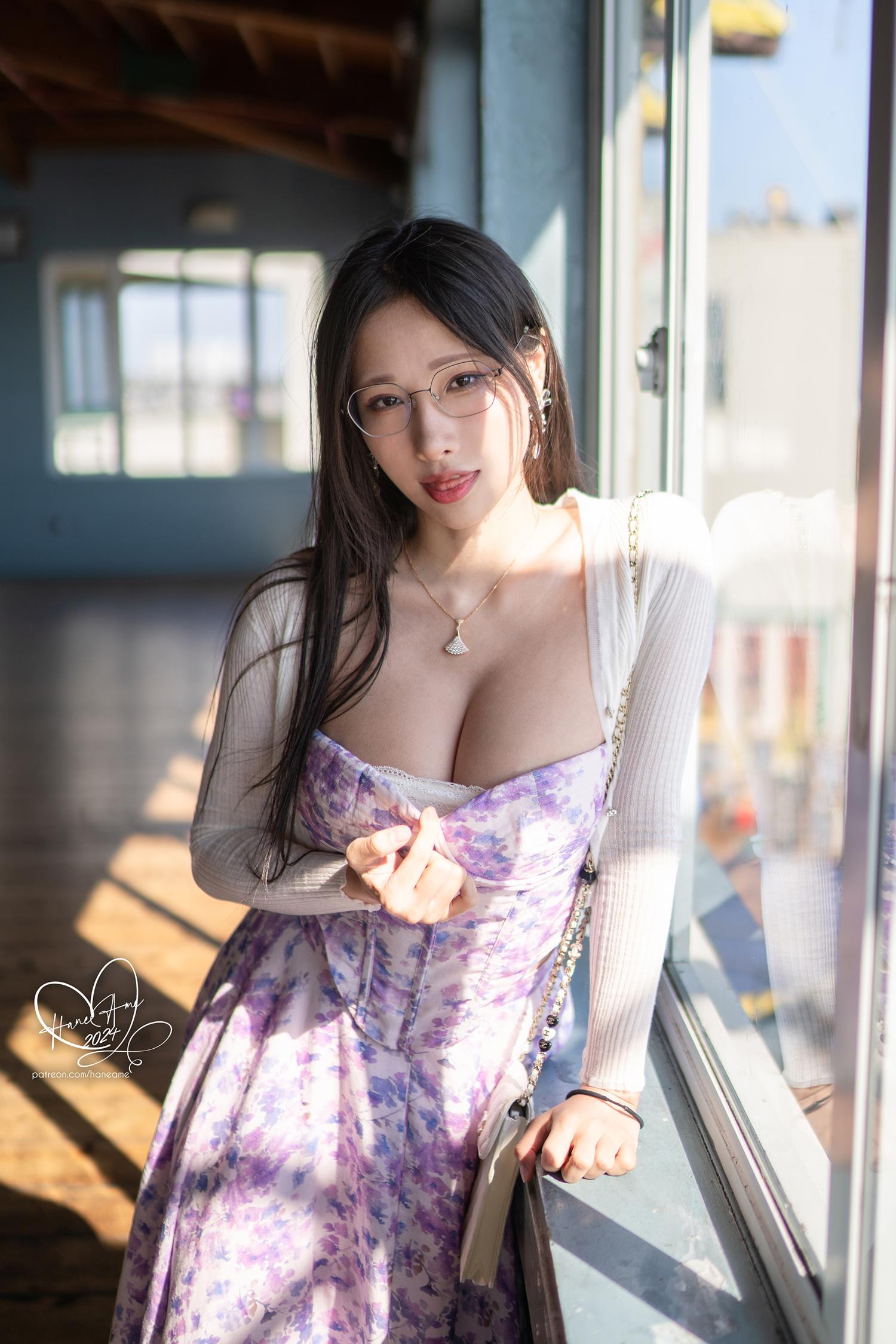 图片[40]-Hane Ame 雨波写真  – 眼鏡女友 夏末回忆[58P] – 速更版-美库