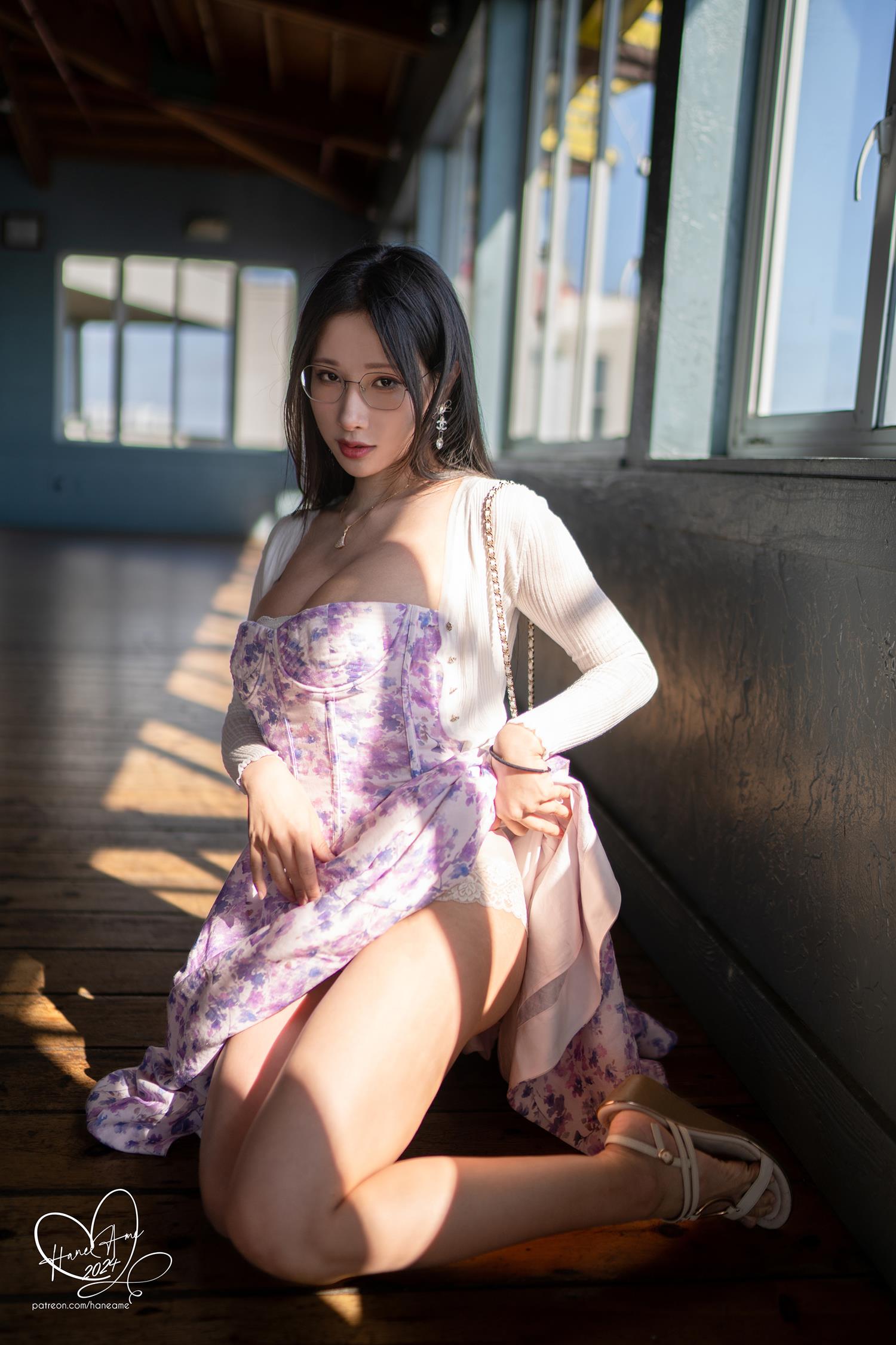 图片[41]-Hane Ame 雨波写真  – 眼鏡女友 夏末回忆[58P] – 速更版-美库