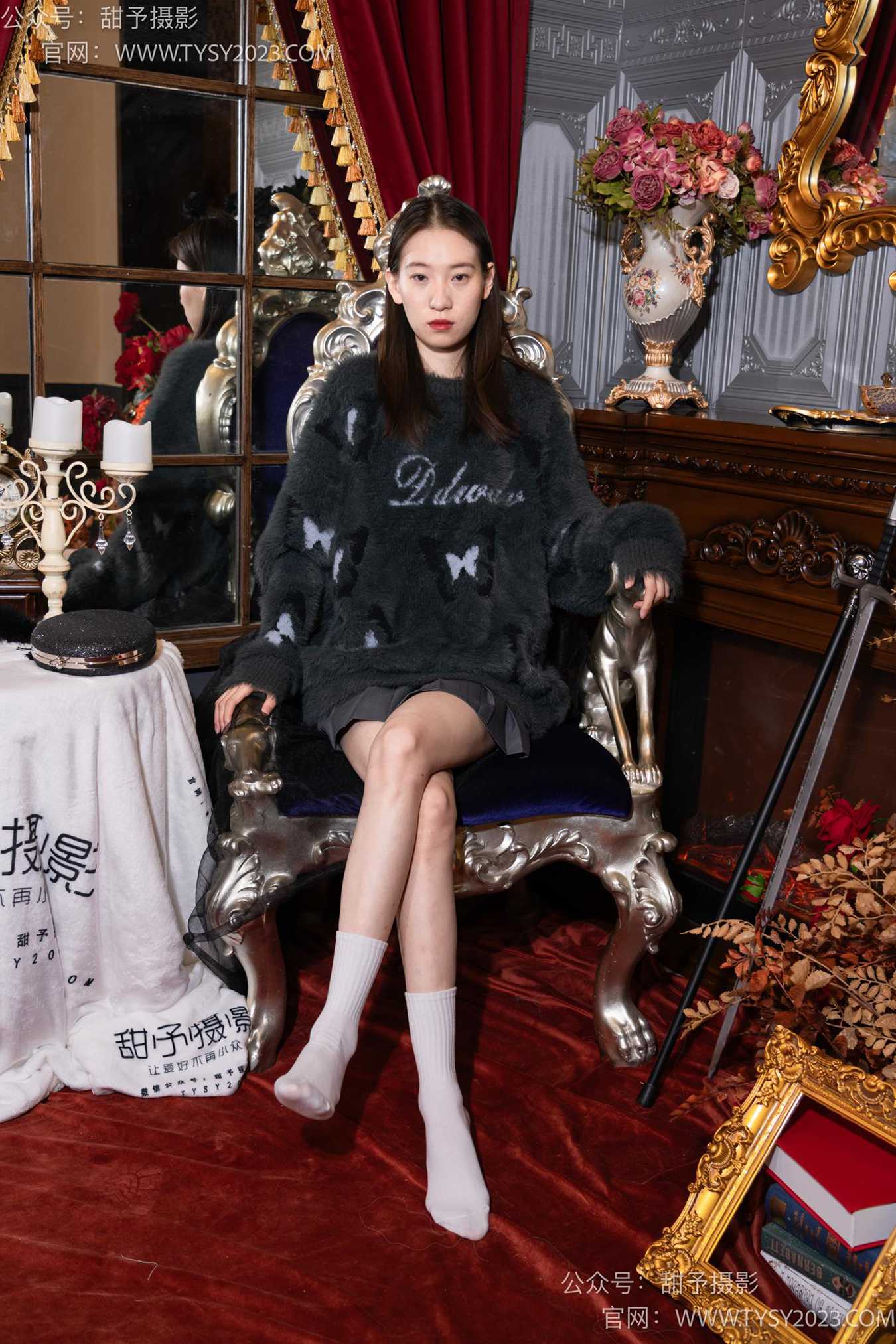 图片[39]-甜予摄影 NO.067 帆帆-高跟鞋、白棉袜、裸足[119P] – 速更版-美库