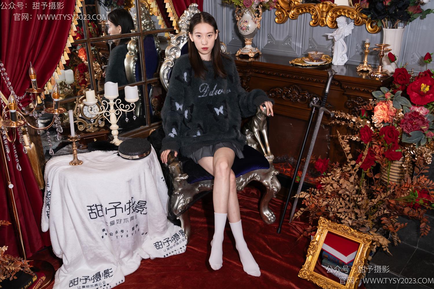 图片[41]-甜予摄影 NO.067 帆帆-高跟鞋、白棉袜、裸足[119P] – 速更版-美库