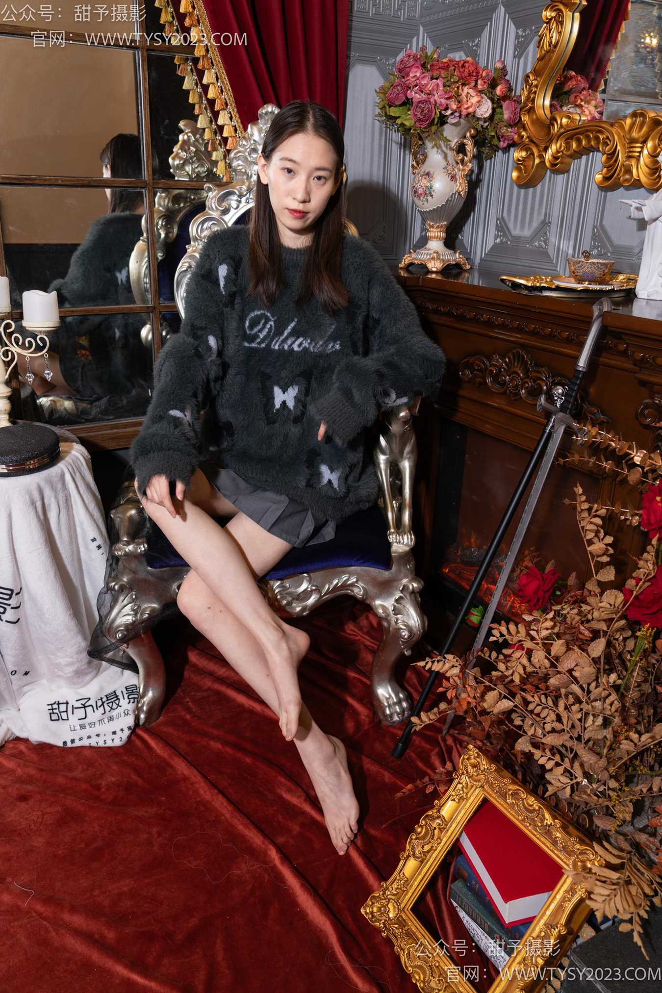 图片[65]-甜予摄影 NO.067 帆帆-高跟鞋、白棉袜、裸足[119P] – 速更版-美库