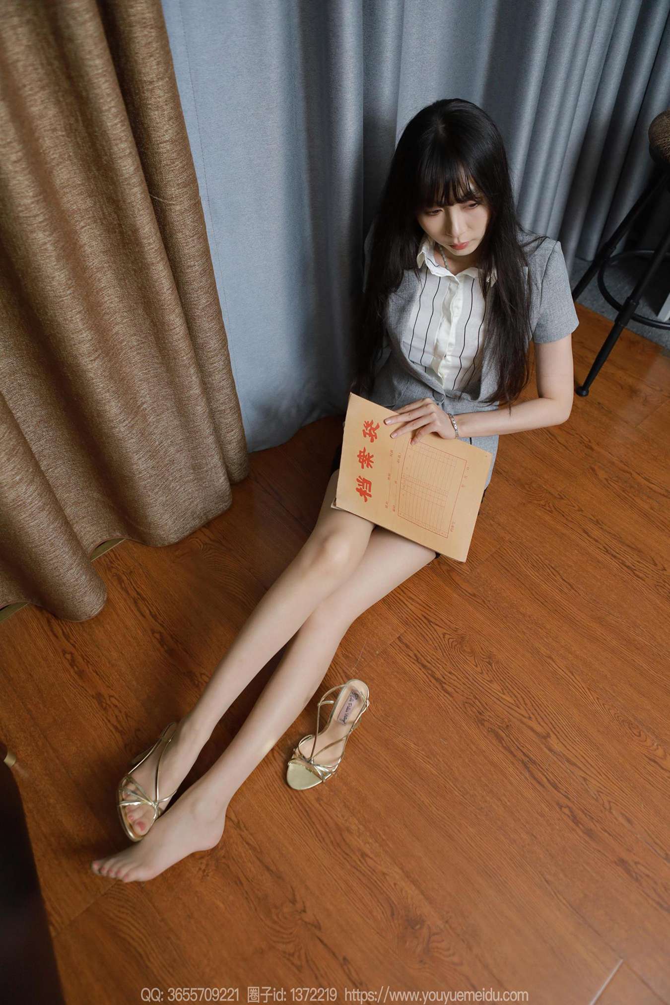 图片[56]-[IESS异思趣向] 2024.08.15 丝享家1820：团团《长腿档案员（下）》[89P] – 速更版-美库