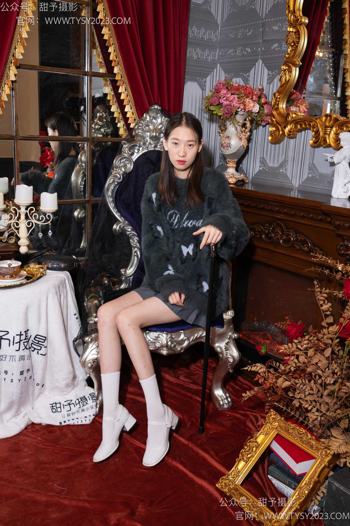 图片[88]-甜予摄影 NO.067 帆帆-高跟鞋、白棉袜、裸足[119P] – 速更版-美库