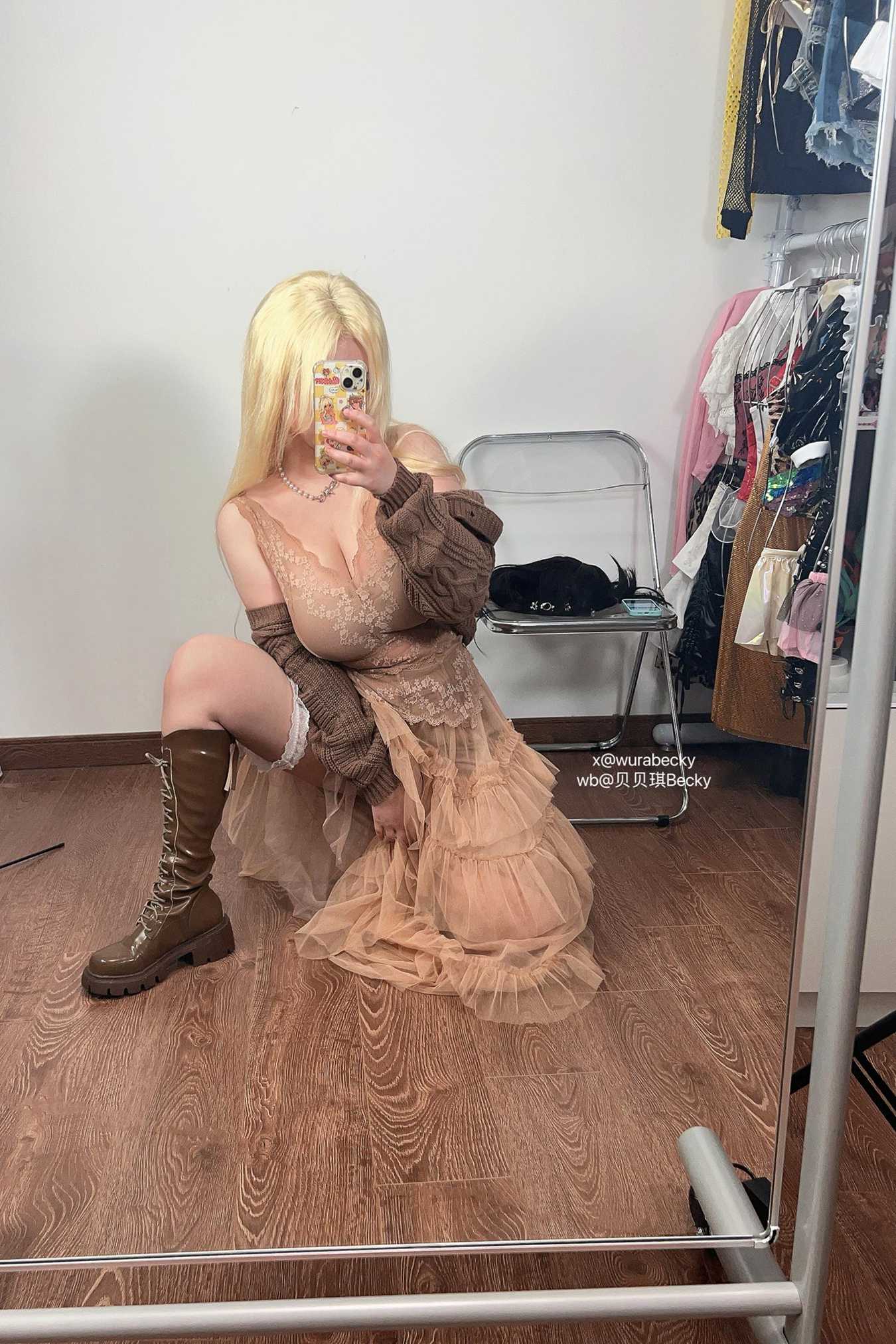 图片[12]-贝贝琪Becky  – 桃子水袋[18P] – 速更版-美库