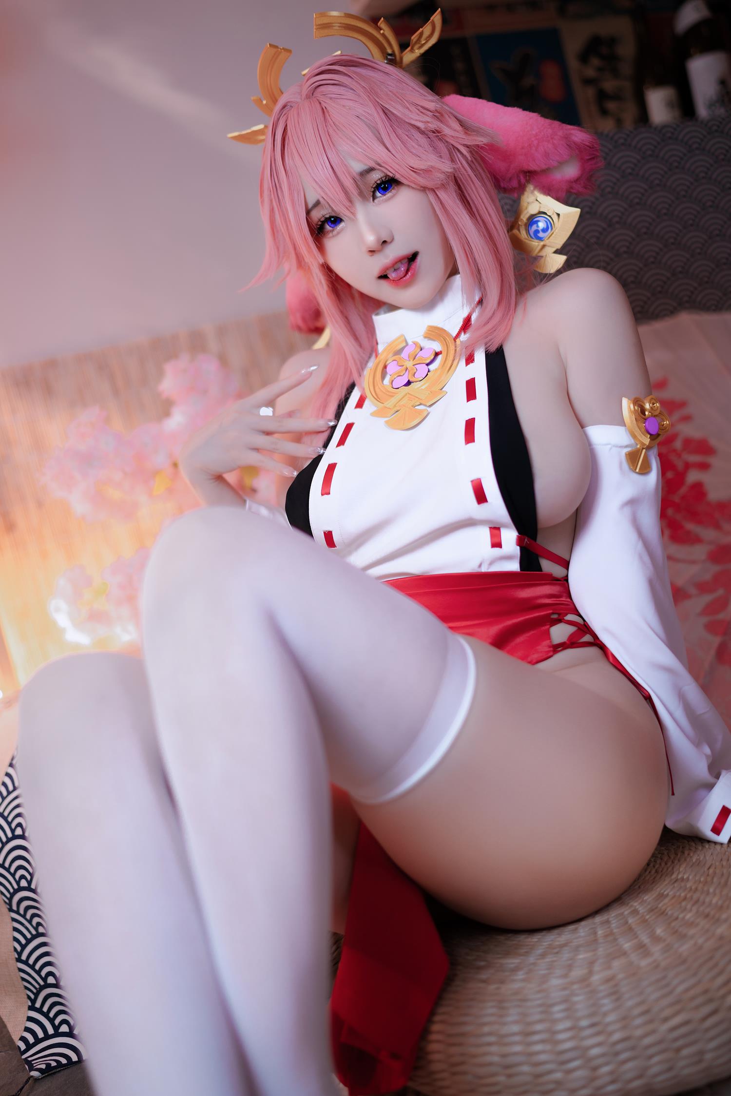 图片[15]-miko酱ww  – 原神 八重神子[27P] – 速更版-美库