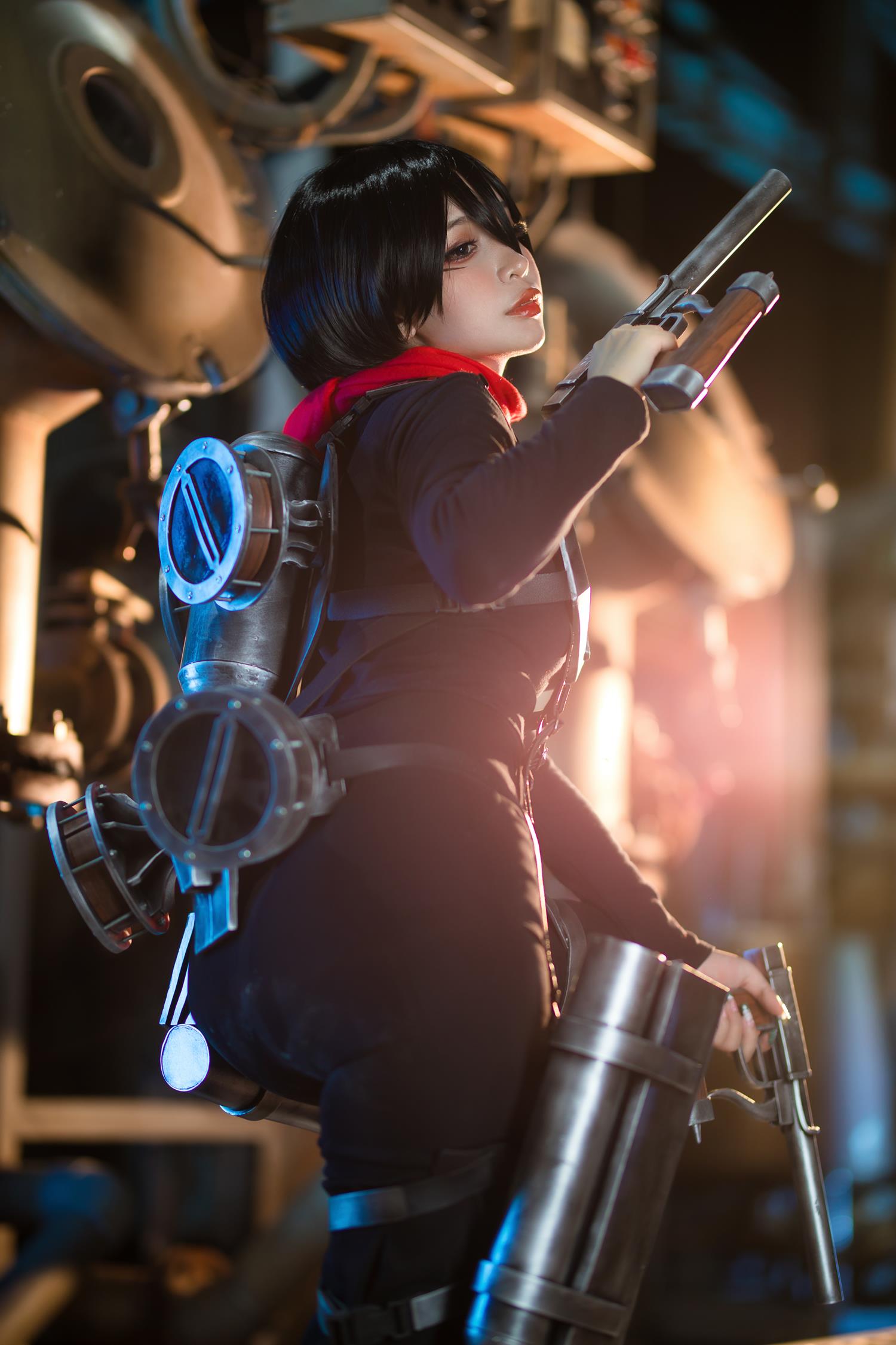 图片[10]-Umeko J  – cosplay Mikasa Final Season Attack on Titan[26P] – 速更版-美库