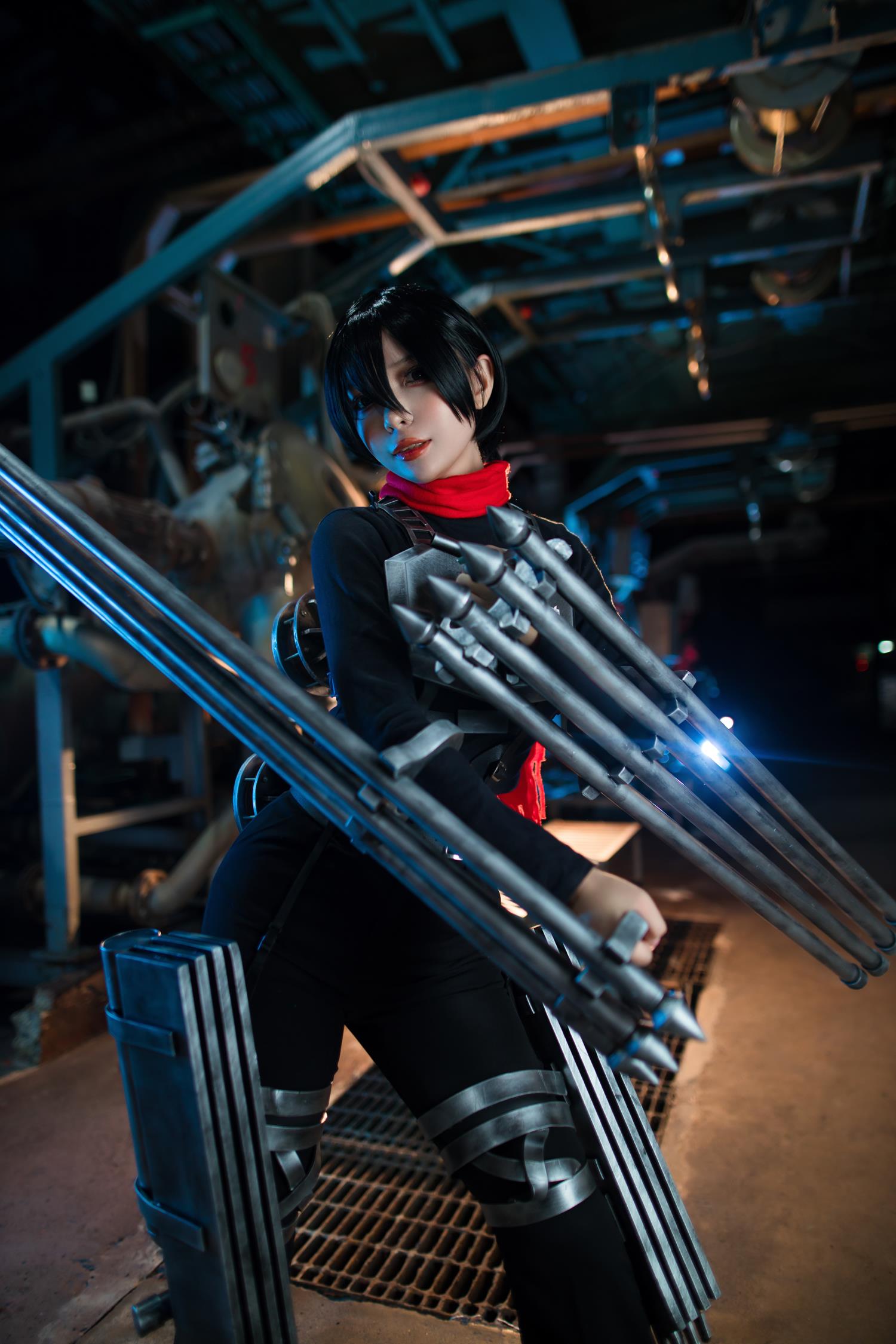 图片[11]-Umeko J  – cosplay Mikasa Final Season Attack on Titan[26P] – 速更版-美库
