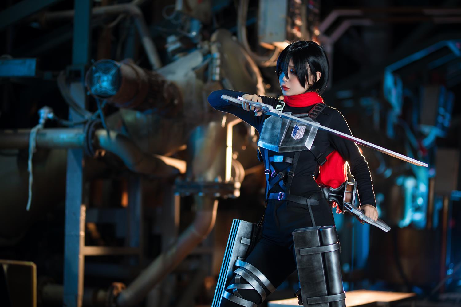 图片[13]-Umeko J  – cosplay Mikasa Final Season Attack on Titan[26P] – 速更版-美库