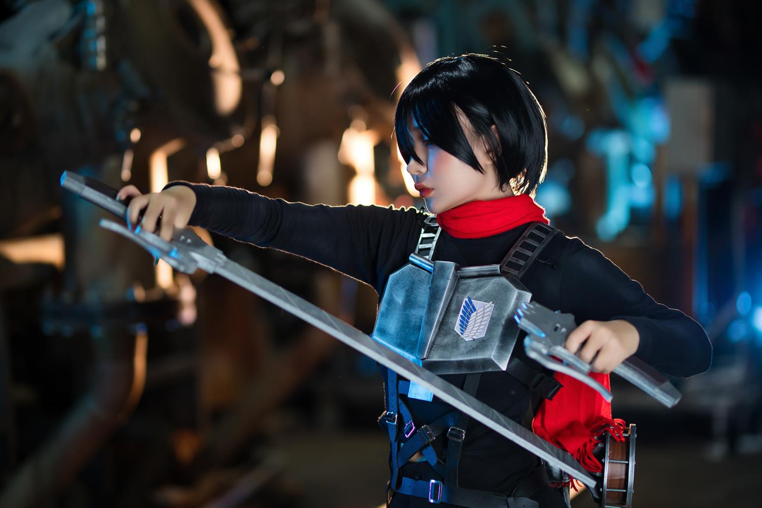 图片[16]-Umeko J  – cosplay Mikasa Final Season Attack on Titan[26P] – 速更版-美库